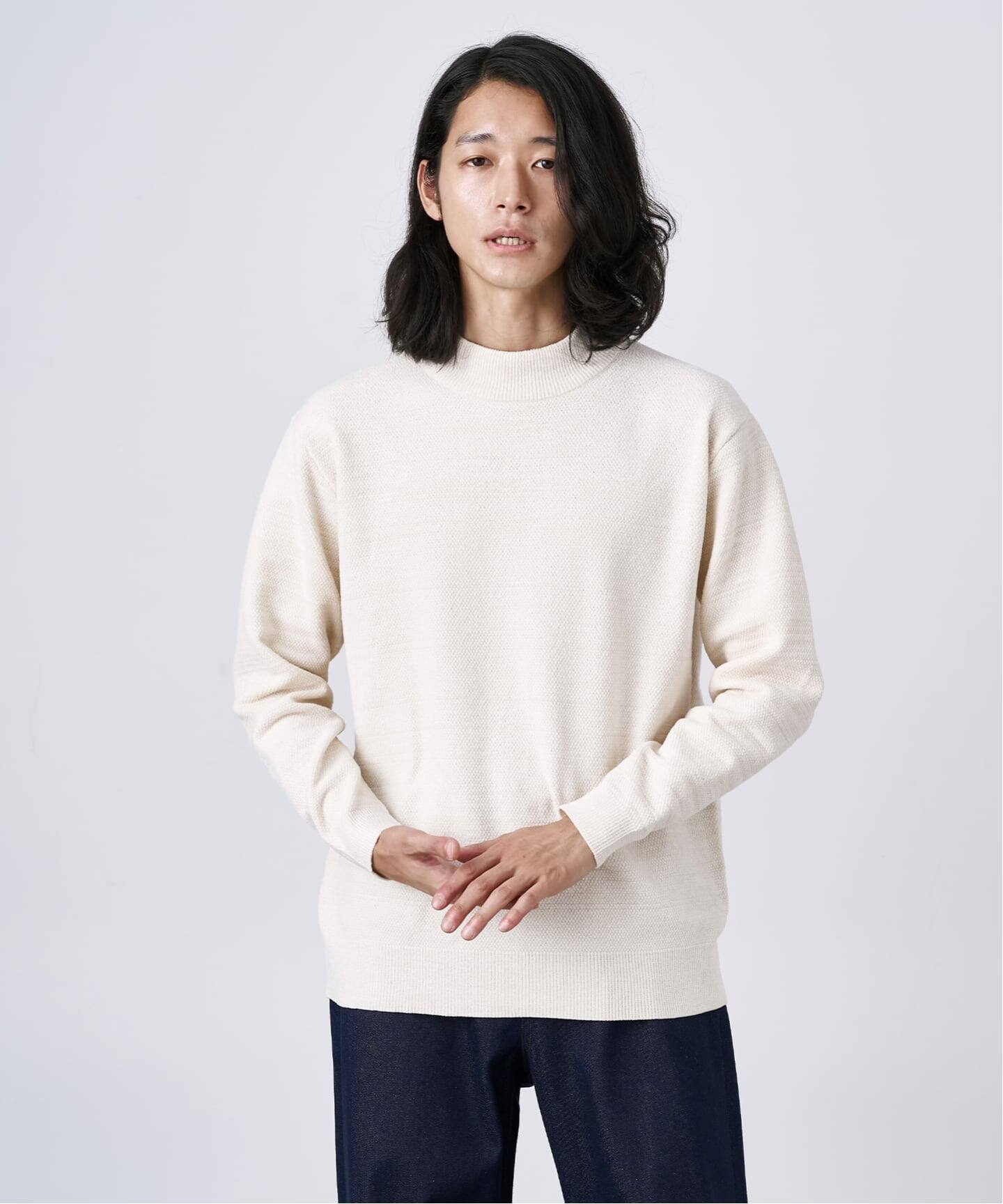 モール ボトルネックニット（ニット／セーター）｜B.C STOCK（ベーセー