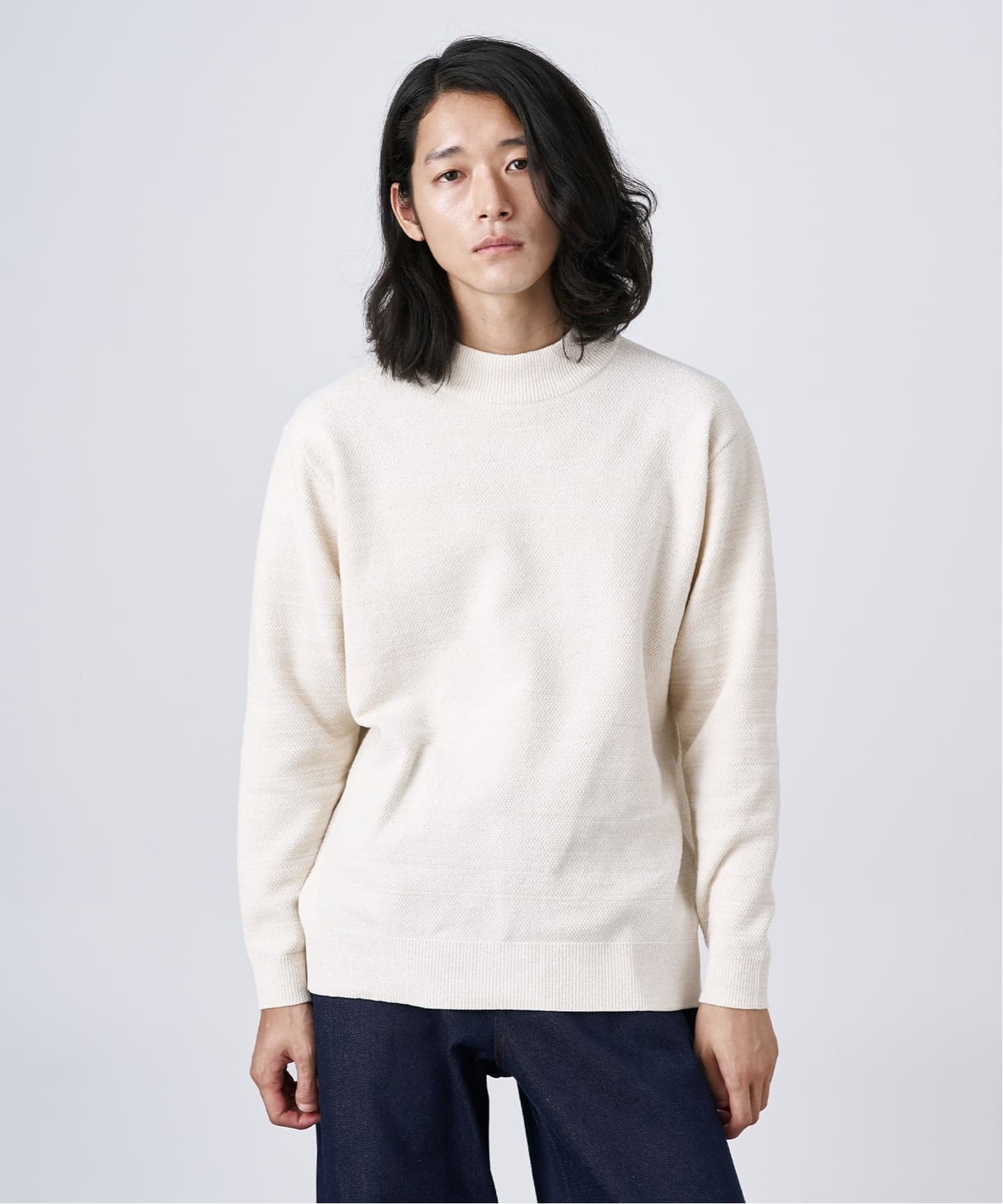 モール ボトルネックニット（ニット／セーター）｜B.C STOCK（ベーセー