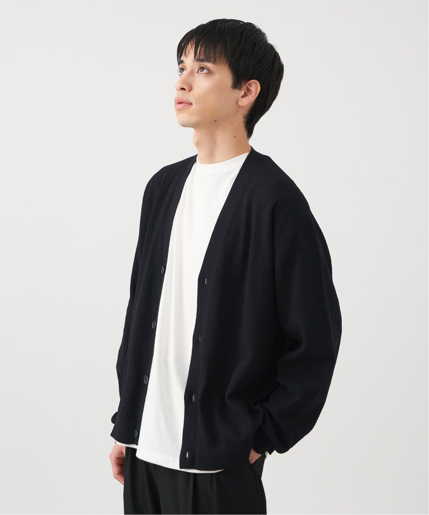 ストロングツイスト コットンライクカーディガン（カーディガン