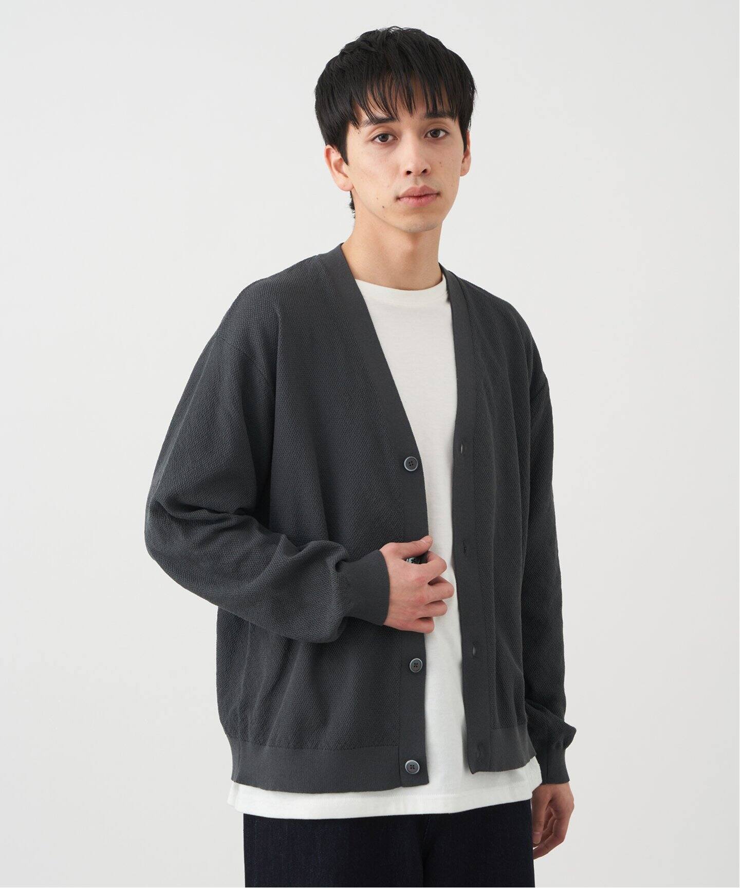 ストロングツイスト コットンライクカーディガン（カーディガン