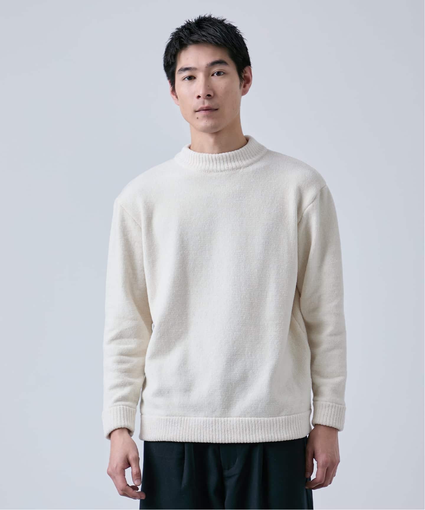 モールクルーネックニット（ニット／セーター）｜B.C STOCK（ベーセー