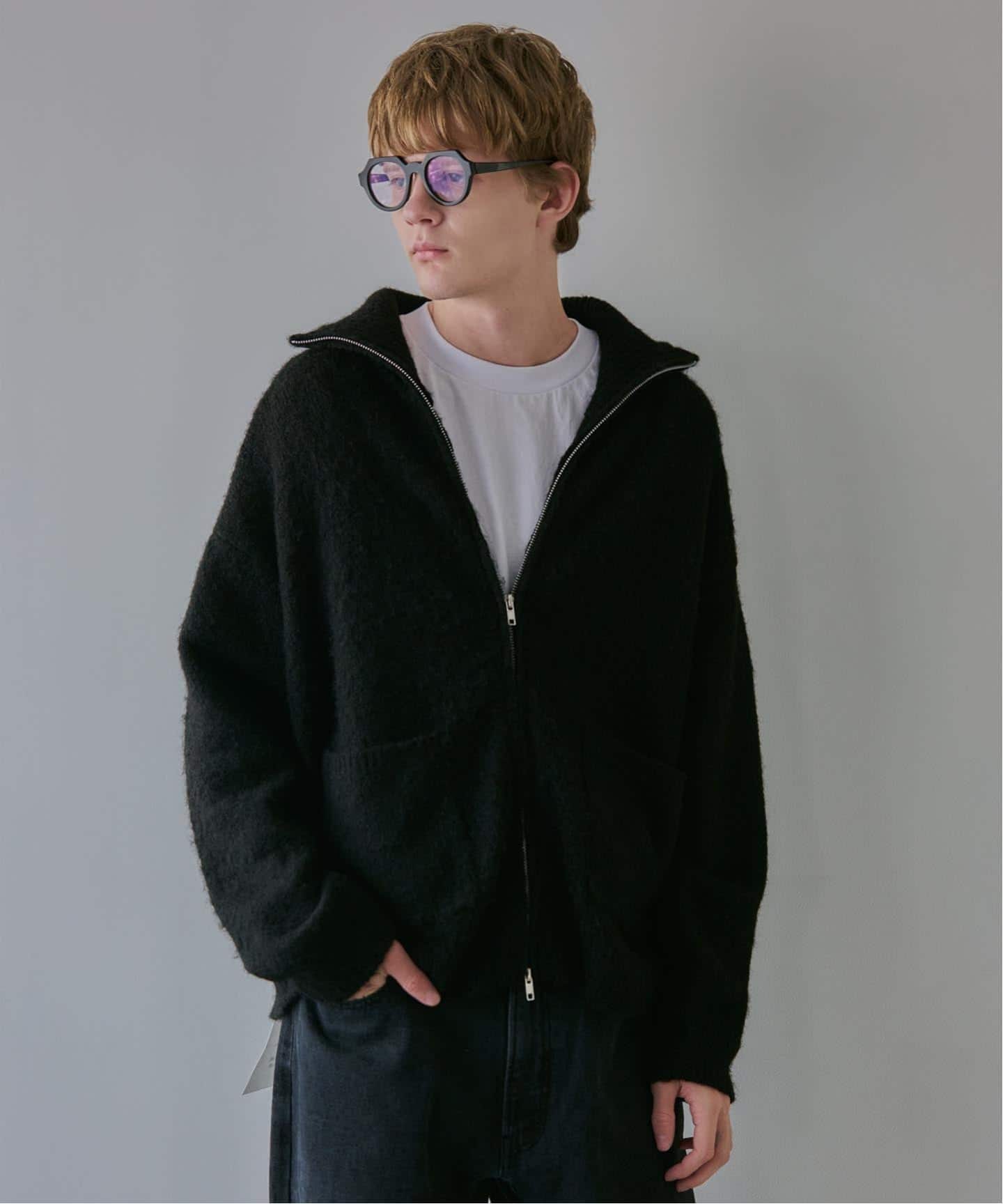 ポロバイラルフローレン ニットパーカー ドライバーズニット ブラック L feb627310e3f150957b31921d4f8c4