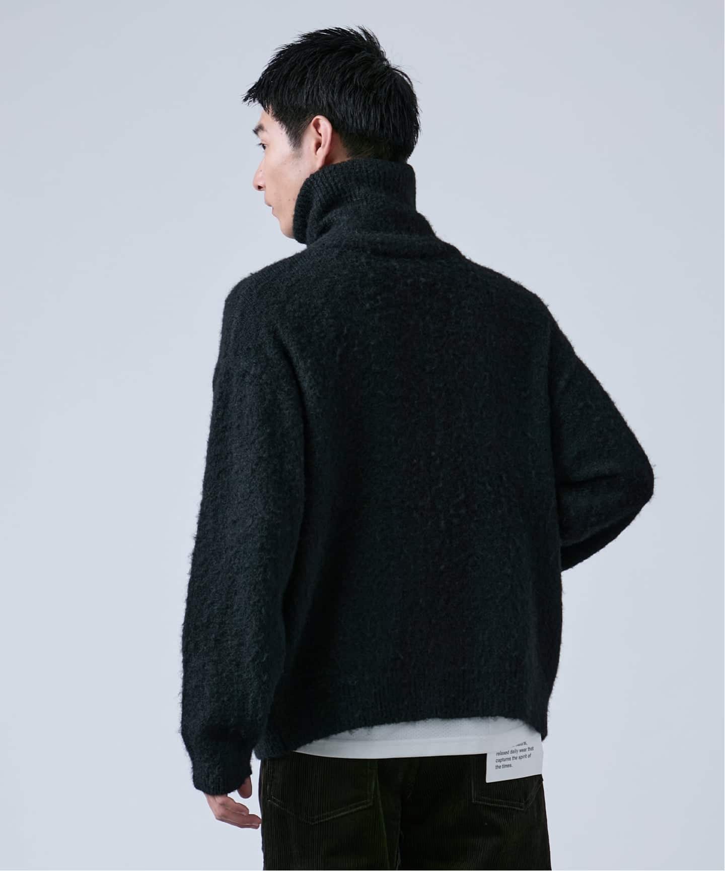OSKR別注 ジップ シャギードライバーズニット（ニット／セーター