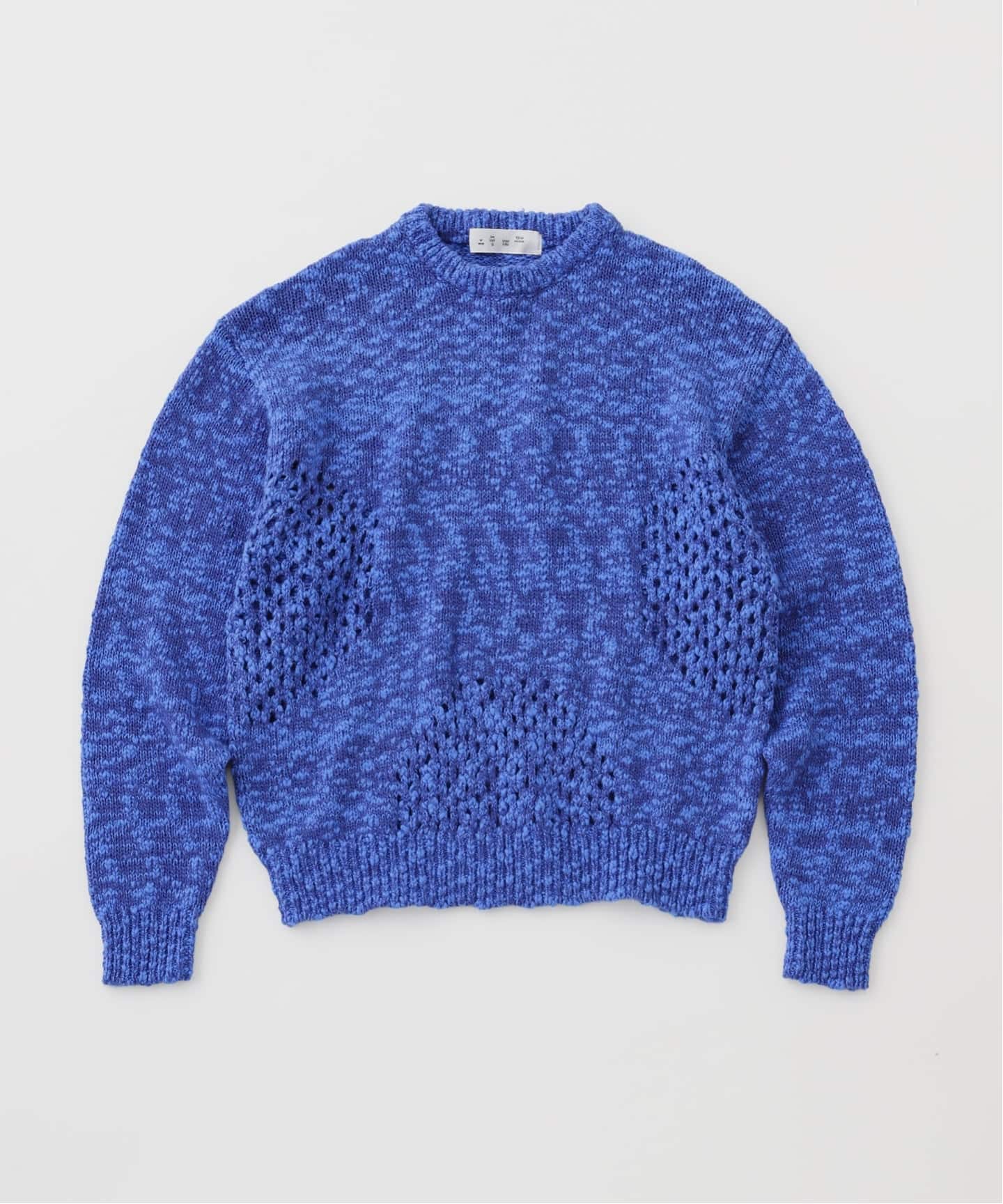 ワークショップに展示♡ウインターブルー BAL / バル VENTILATION CREWNECK SWEATER（ニット／セーター