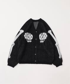 THRIFTY LOOK / スリフティ ルック Raglan Sleeve Logo Cardigan 