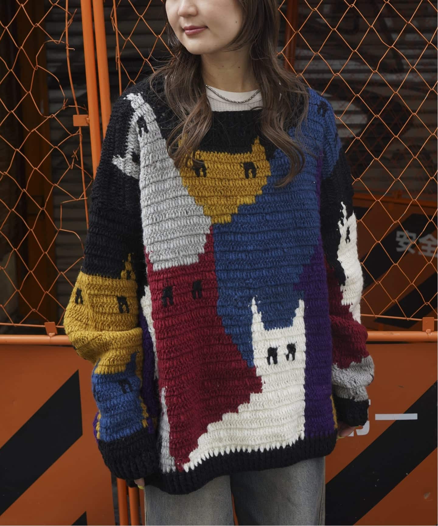 MacMahon Knitting Mills Crew Neck Knit-Cat Gatherin（ニット