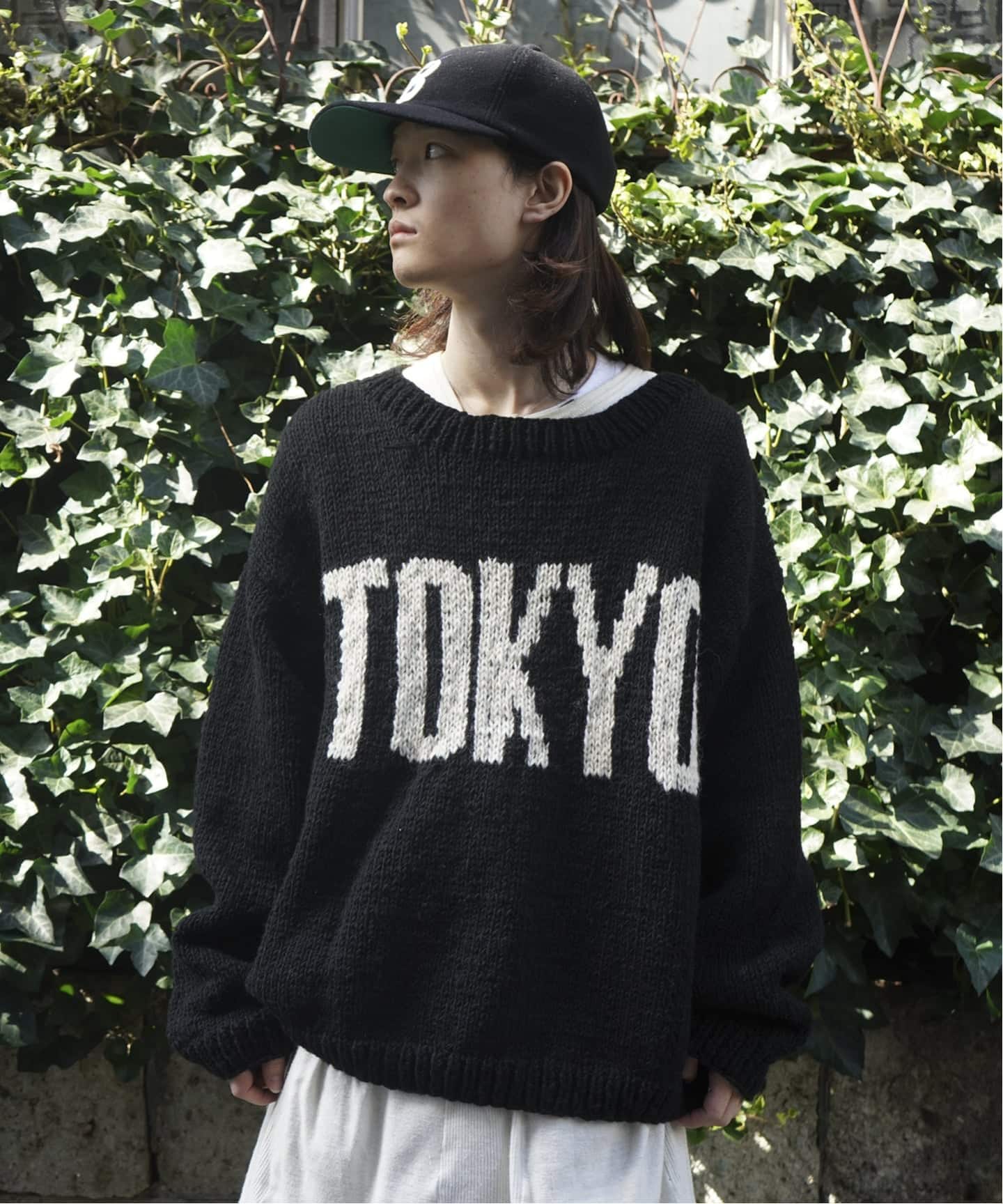 黒 macmahon knitting mills Noodle ニット MacMahon Knitting Mills / マクマホンニッティングミルズ Crew