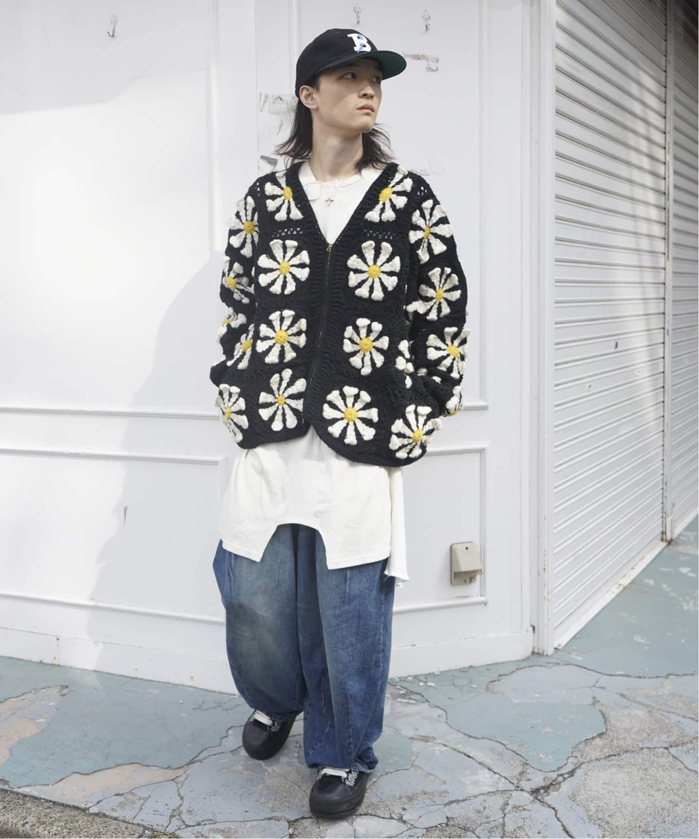 MacMahon Knitting Mills V-Neck Zip Cardigan-Square