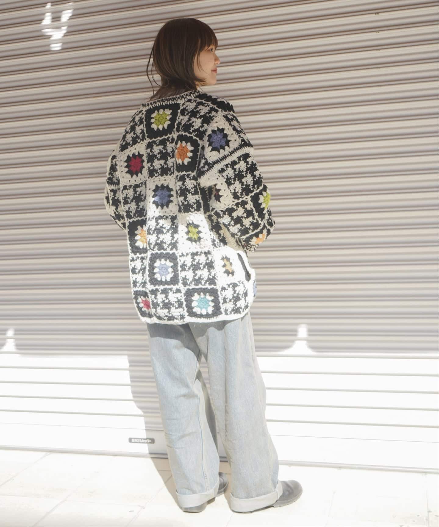 かぎ針編み macmahon knitting mills カーディガン ニット niche.（ニッチ）の「MacMahon Knitting Mills /マクマホンニッ