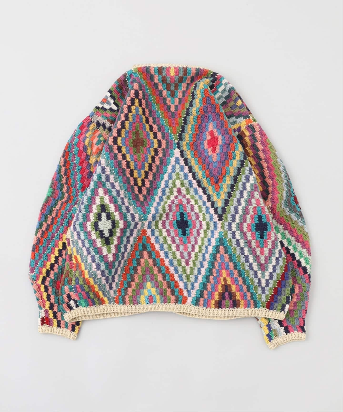 MacMahon Knitting Mills Crochet Button Cardigan-Dia（カーディガン