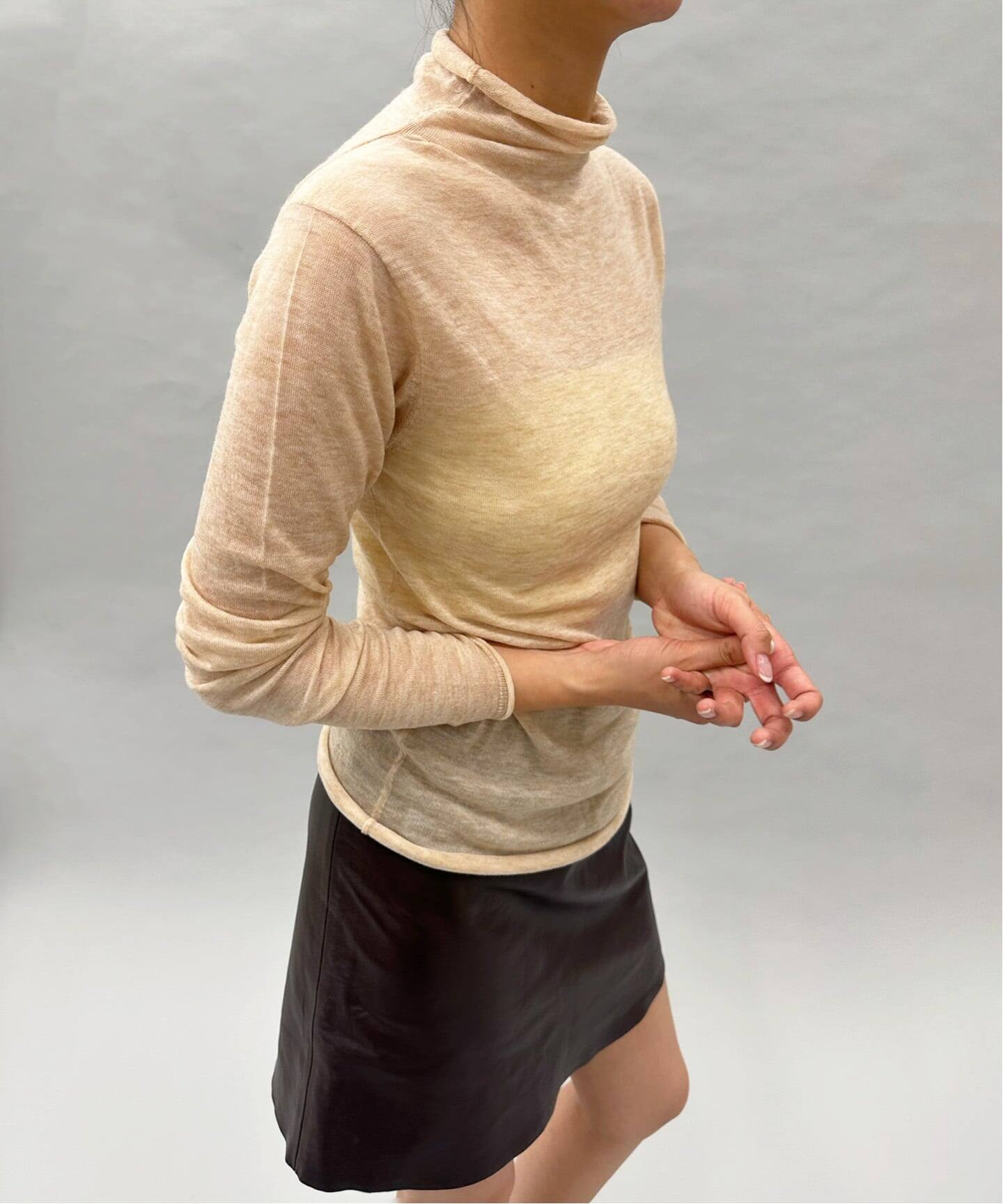 シアー タートルニット（ニット／セーター）｜EDIT.FOR LULU