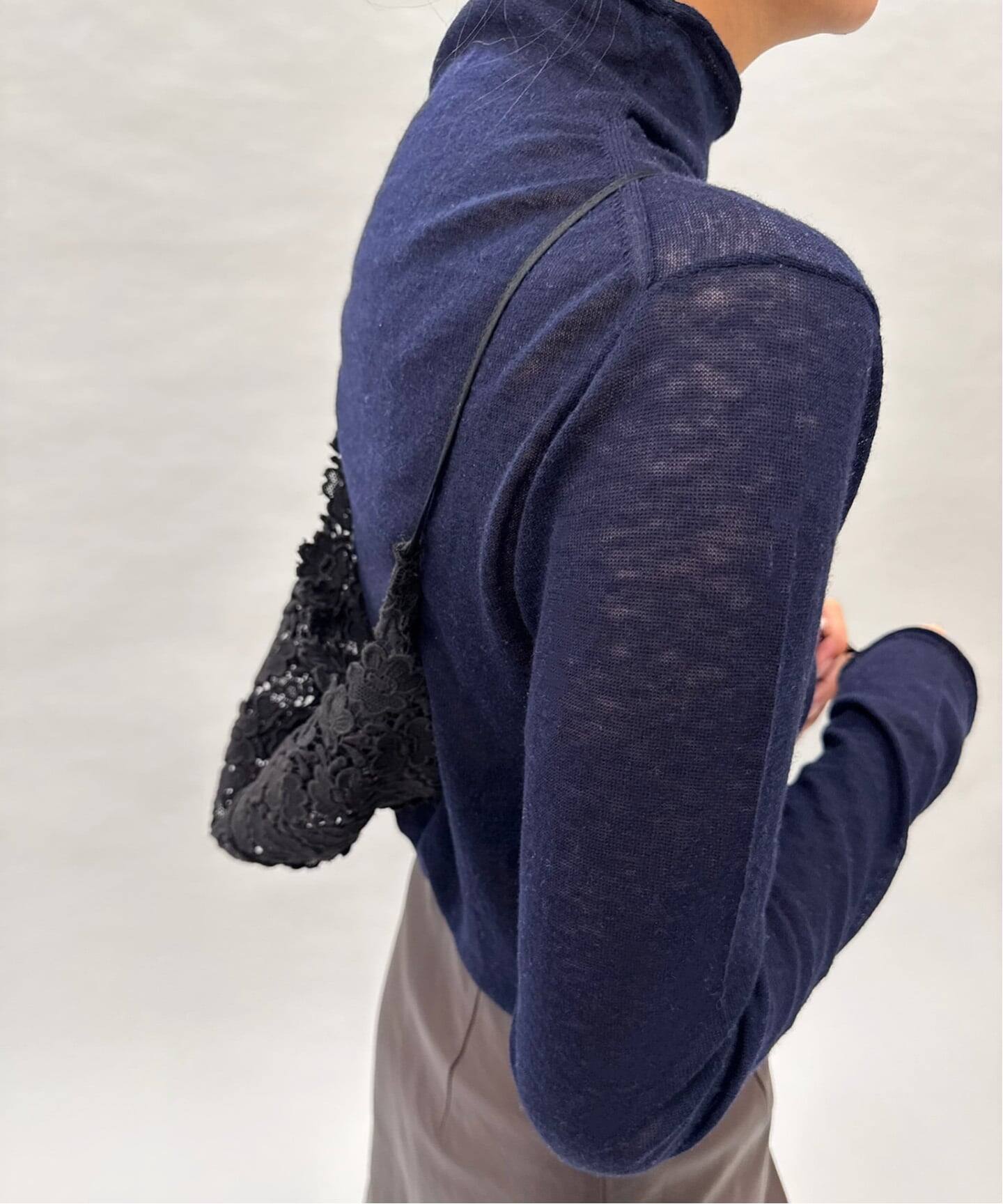 シアー タートルニット（ニット／セーター）｜EDIT.FOR LULU