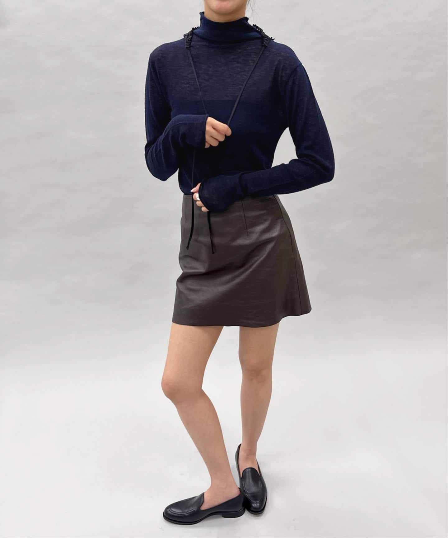 シアー タートルニット（ニット／セーター）｜EDIT.FOR LULU