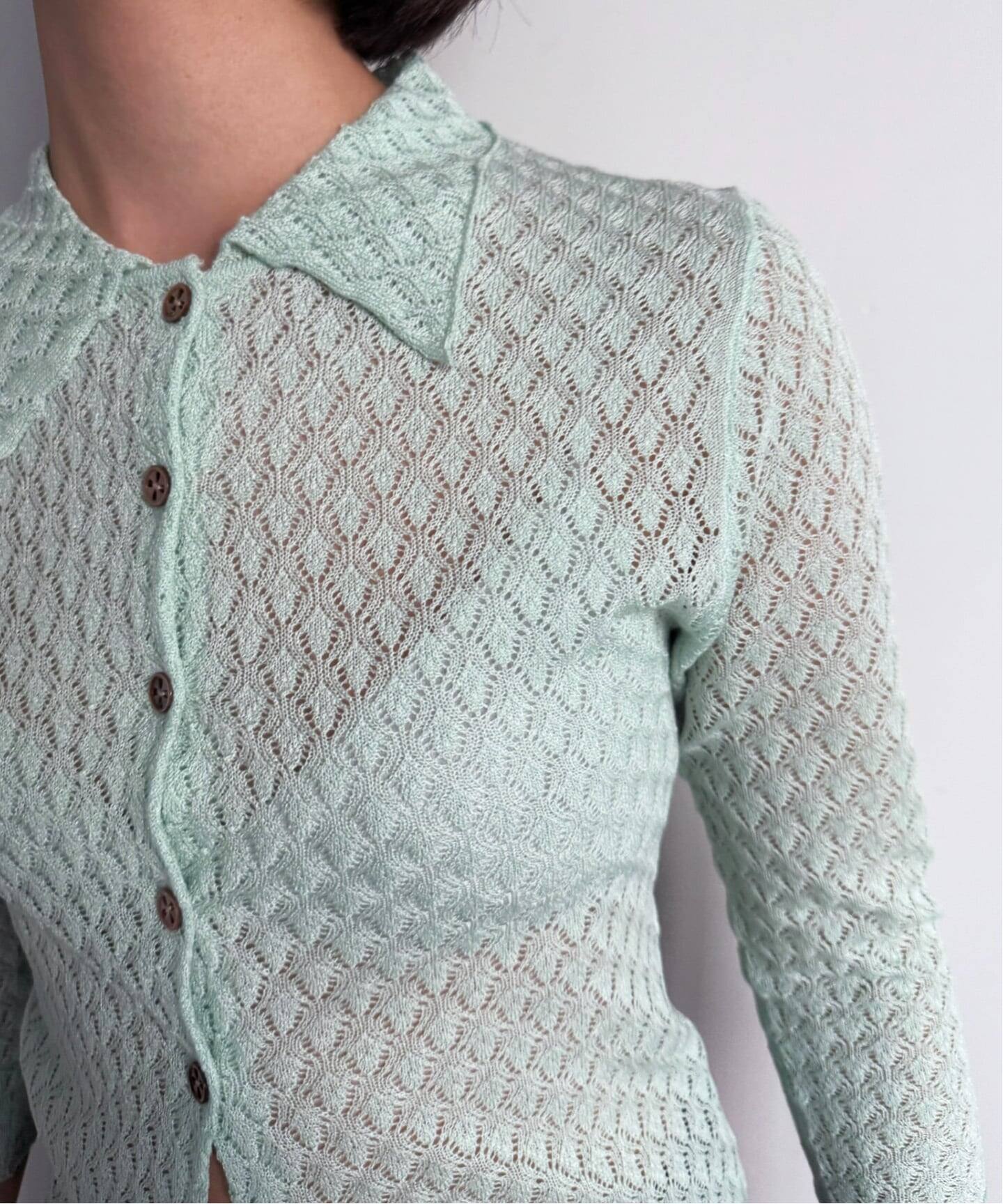 レーシーポロシャツニット（ニット／セーター）｜EDIT.FOR LULU