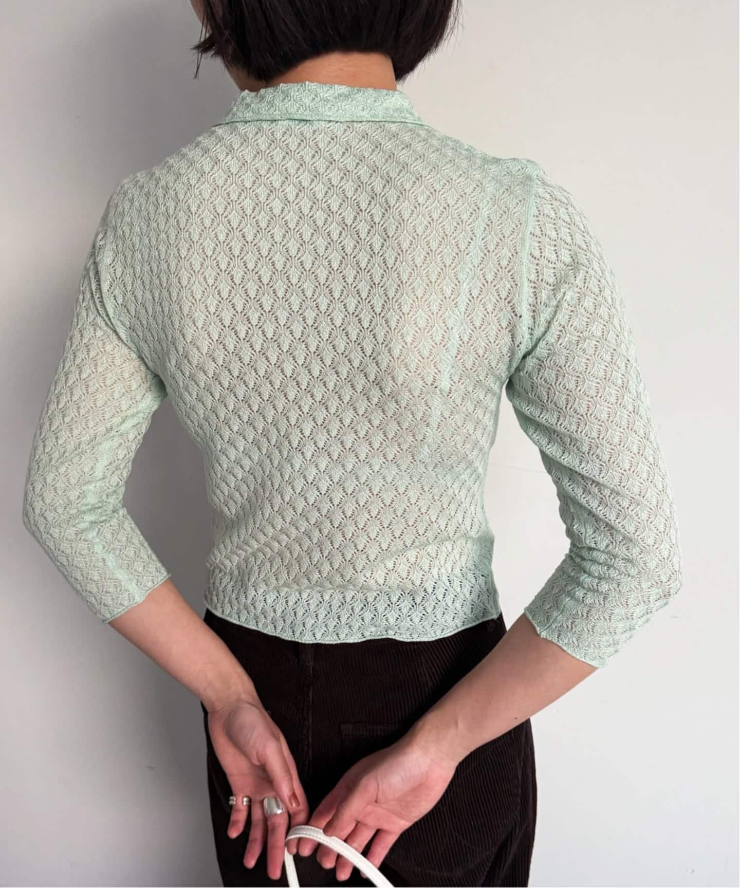 新品　EDIT.FOR LULU レーシーポロシャツニット レーシーポロシャツニット（ニット／セーター）｜EDIT.FOR LULU