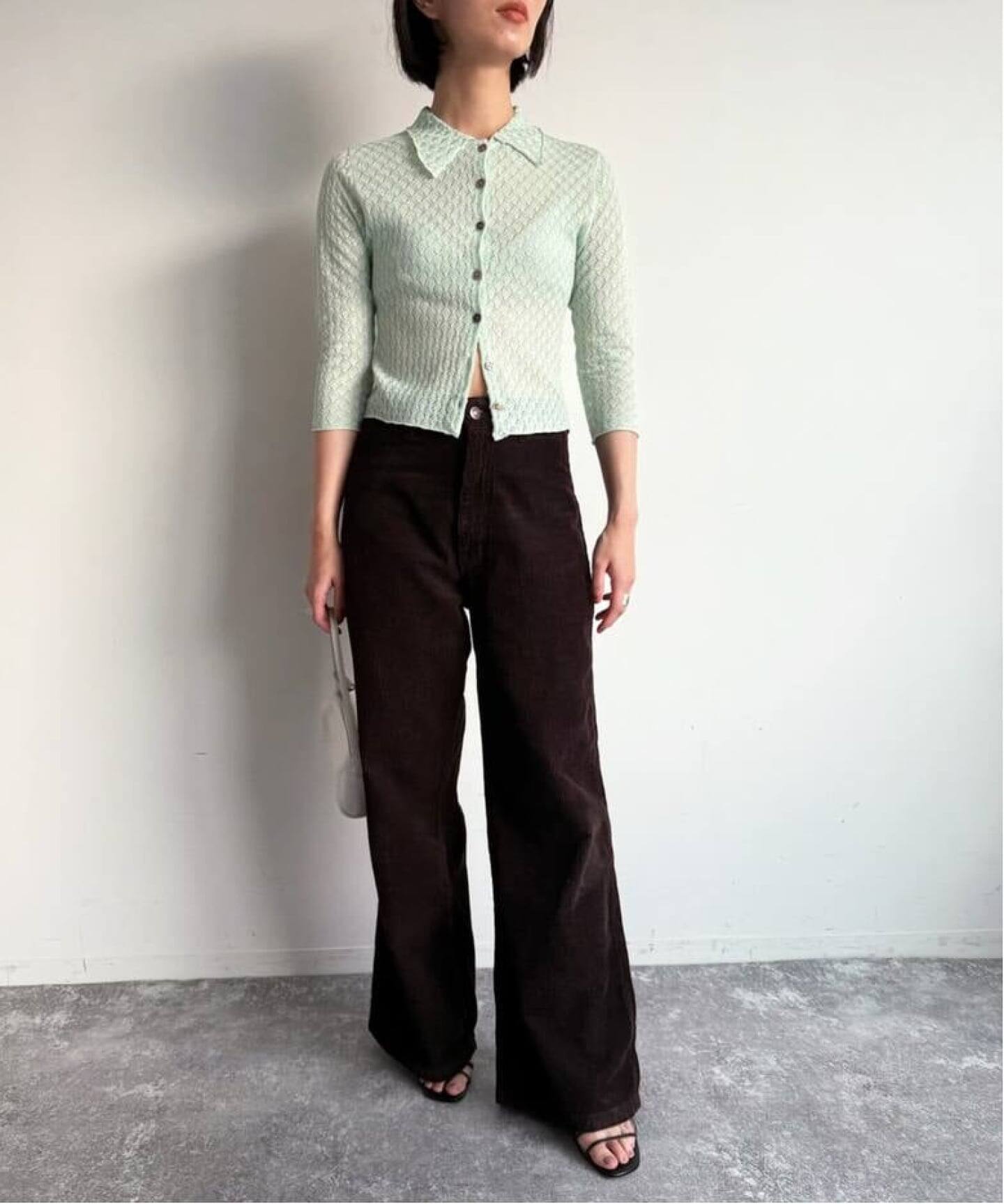 新品　EDIT.FOR LULU レーシーポロシャツニット レーシーポロシャツニット（ニット／セーター）｜EDIT.FOR LULU