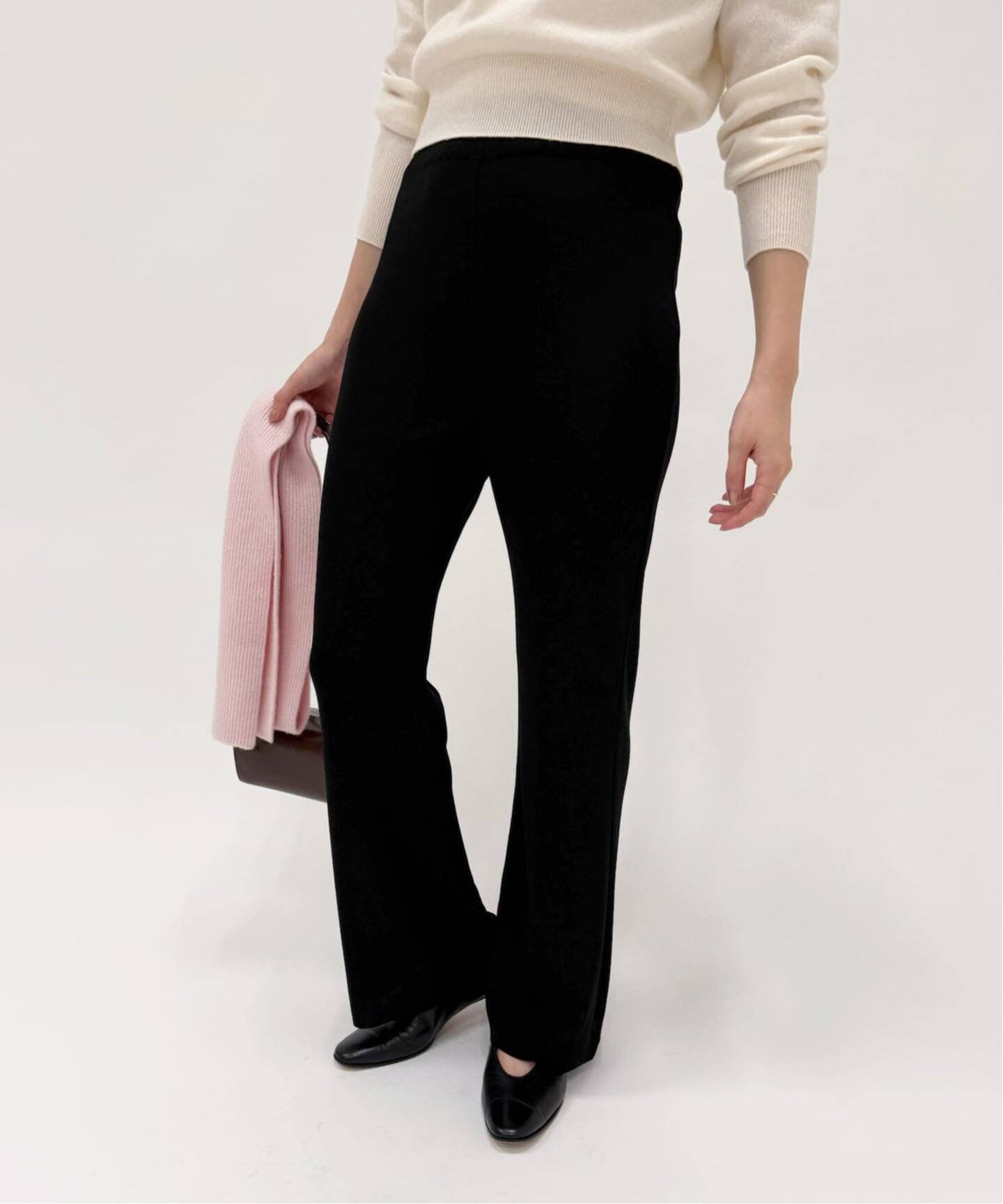 abc ニットフレアパンツ（その他パンツ）｜EDIT.FOR LULU（エディット