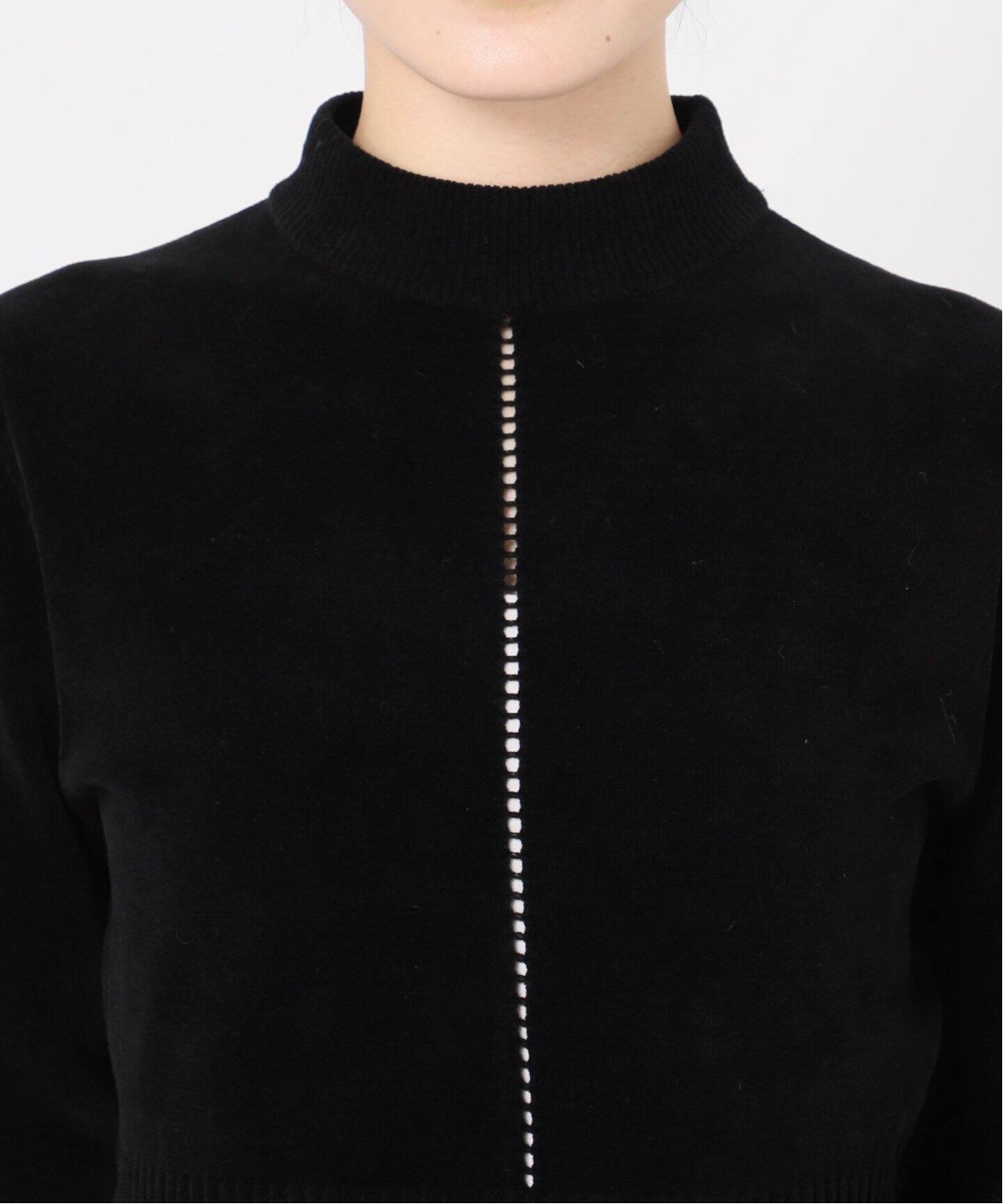 追加》ニットベロアタートルネックトップ（ニット／セーター）｜EDIT  