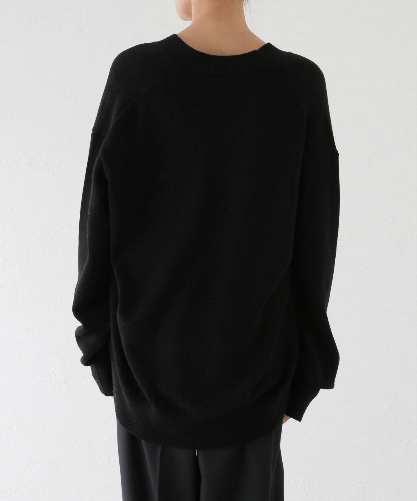 コットンウールVネックカーディガン（カーディガン）｜EDIT.FOR LULU 