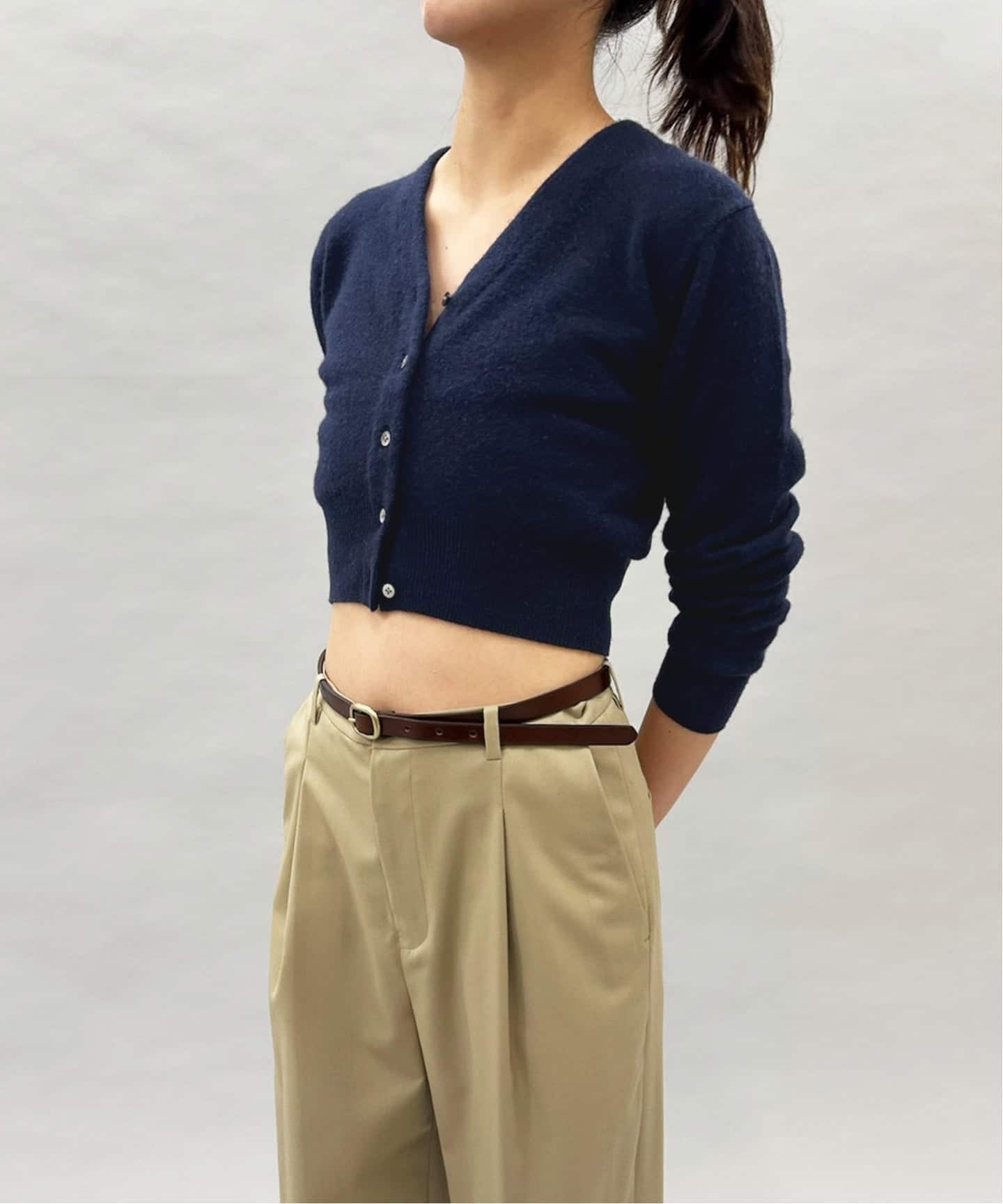 カシミヤVネックカーディガン（カーディガン）｜EDIT.FOR LULU