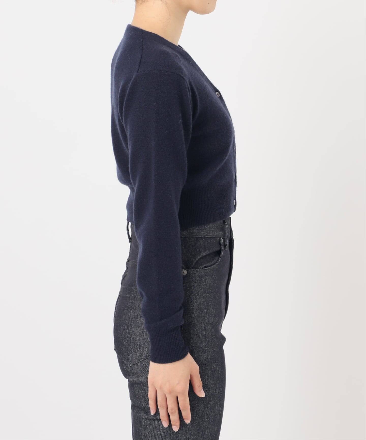 EDIT.FOR LULU コットンウール Vネックカーディガン EDIT. FOR LULU カーディガン コットンウールVネック