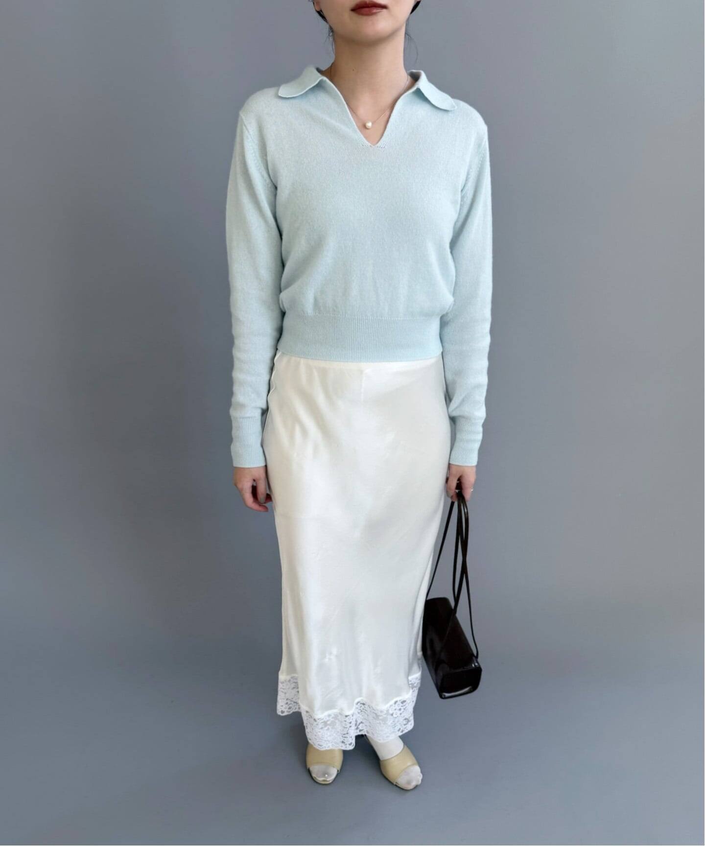 カシミヤスキッパートップ（ニット／セーター）｜EDIT.FOR LULU