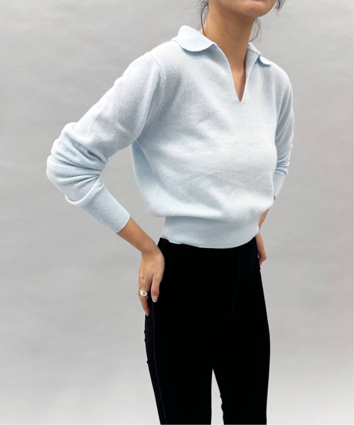 カシミヤスキッパートップ（ニット／セーター）｜EDIT.FOR LULU