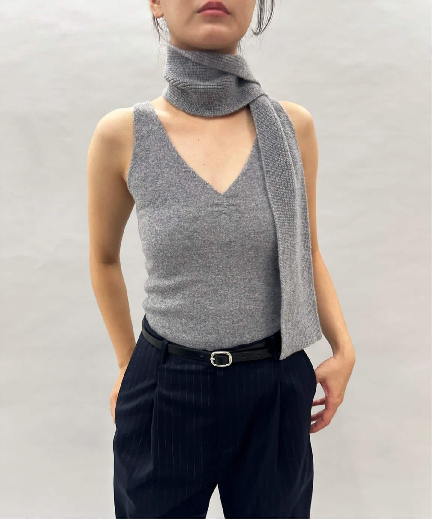 デミリー　カシミア　キャミソール Whim Gazette(ウィム ガゼット)の【extreme cashmere】カシミヤニット