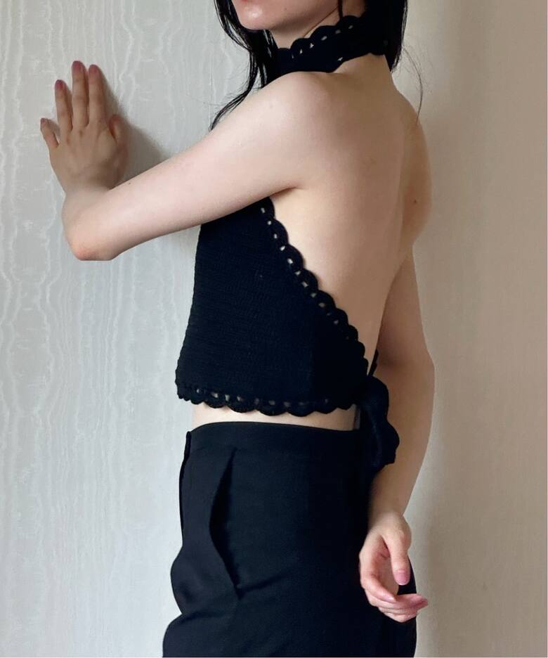 エディットフォールル ウールクロシェタートルトップ edit.for LuLu  