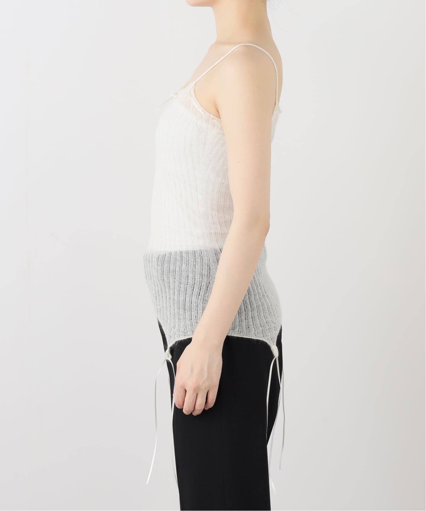 EUCHRONIA ユークロニア　キャミソール EUCHRONIA/ユークロニア】Wholegarment silk mohair camis（ニット