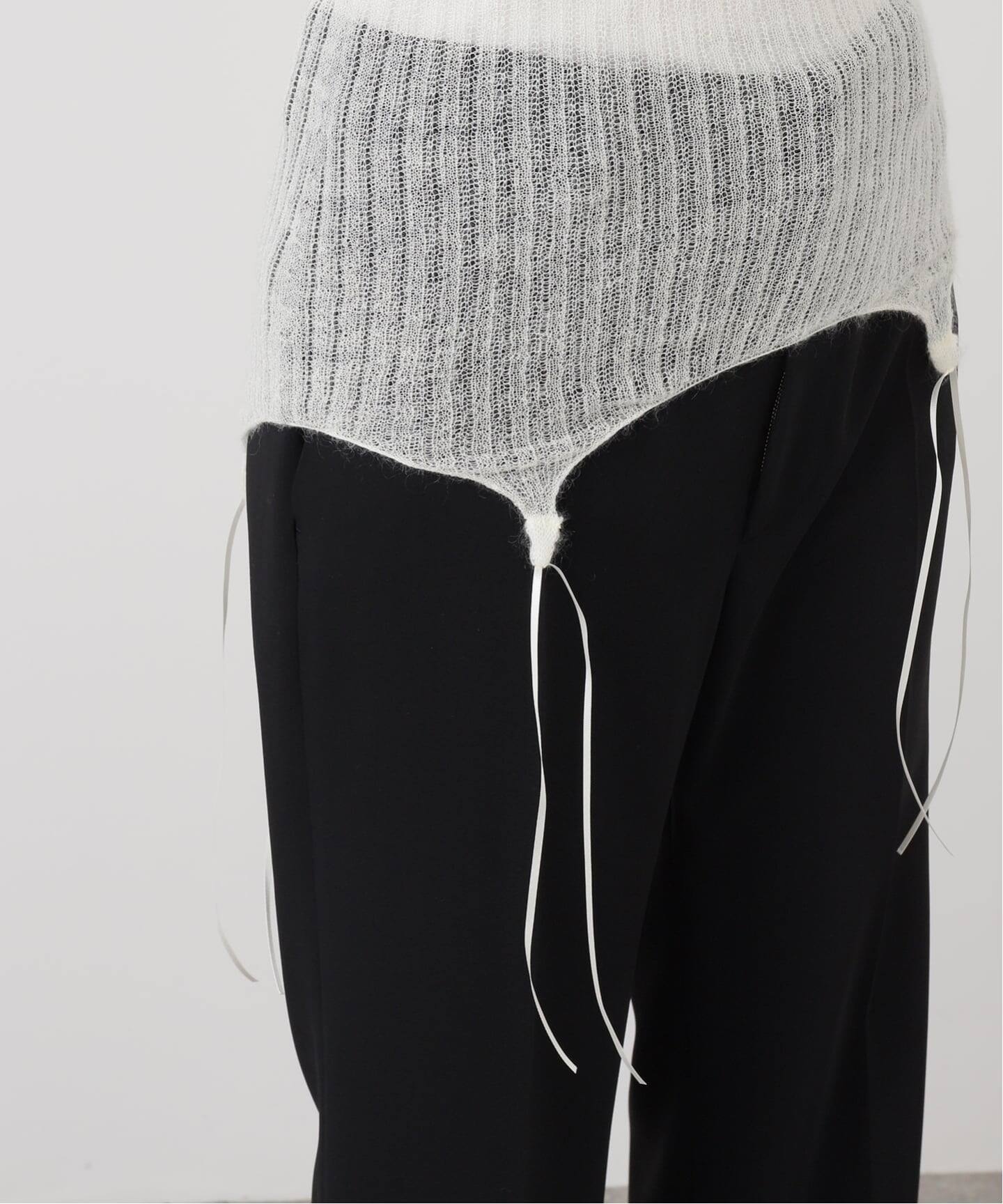 EUCHRONIA/ユークロニア】Wholegarment silk mohair camis（ニット