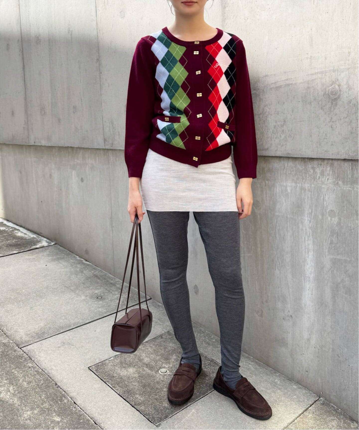 GANNI/ガニー】カシミヤウールミックスカーディガン（ニット／セーター