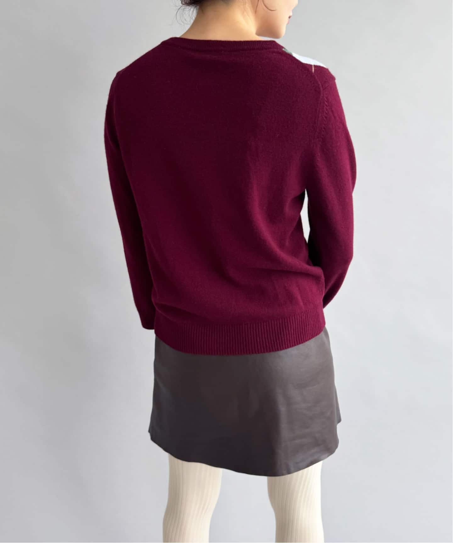 GANNI/ガニー】カシミヤウールミックスカーディガン（ニット