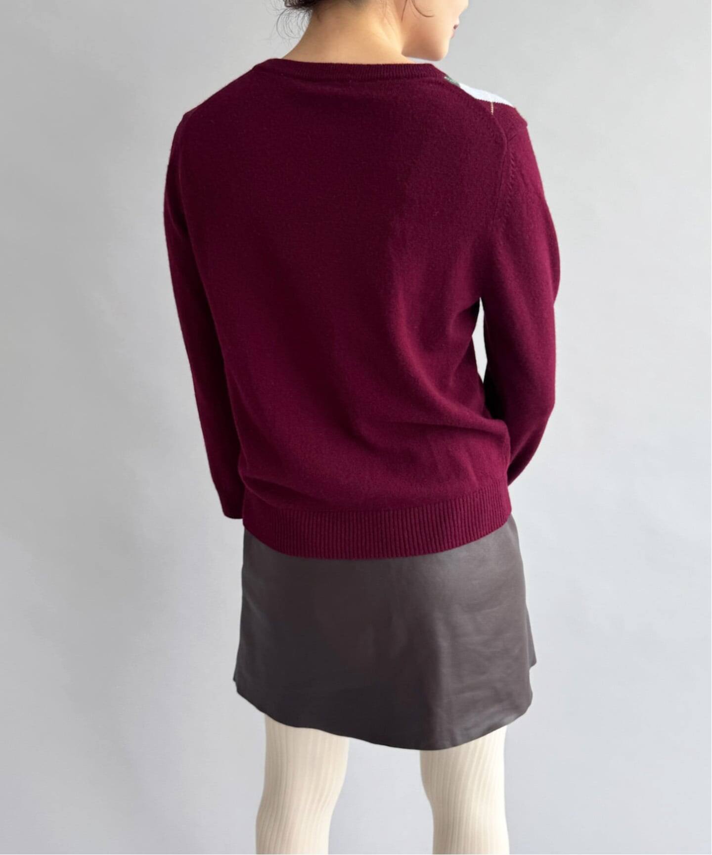 GANNI/ガニー】カシミヤウールミックスカーディガン（ニット