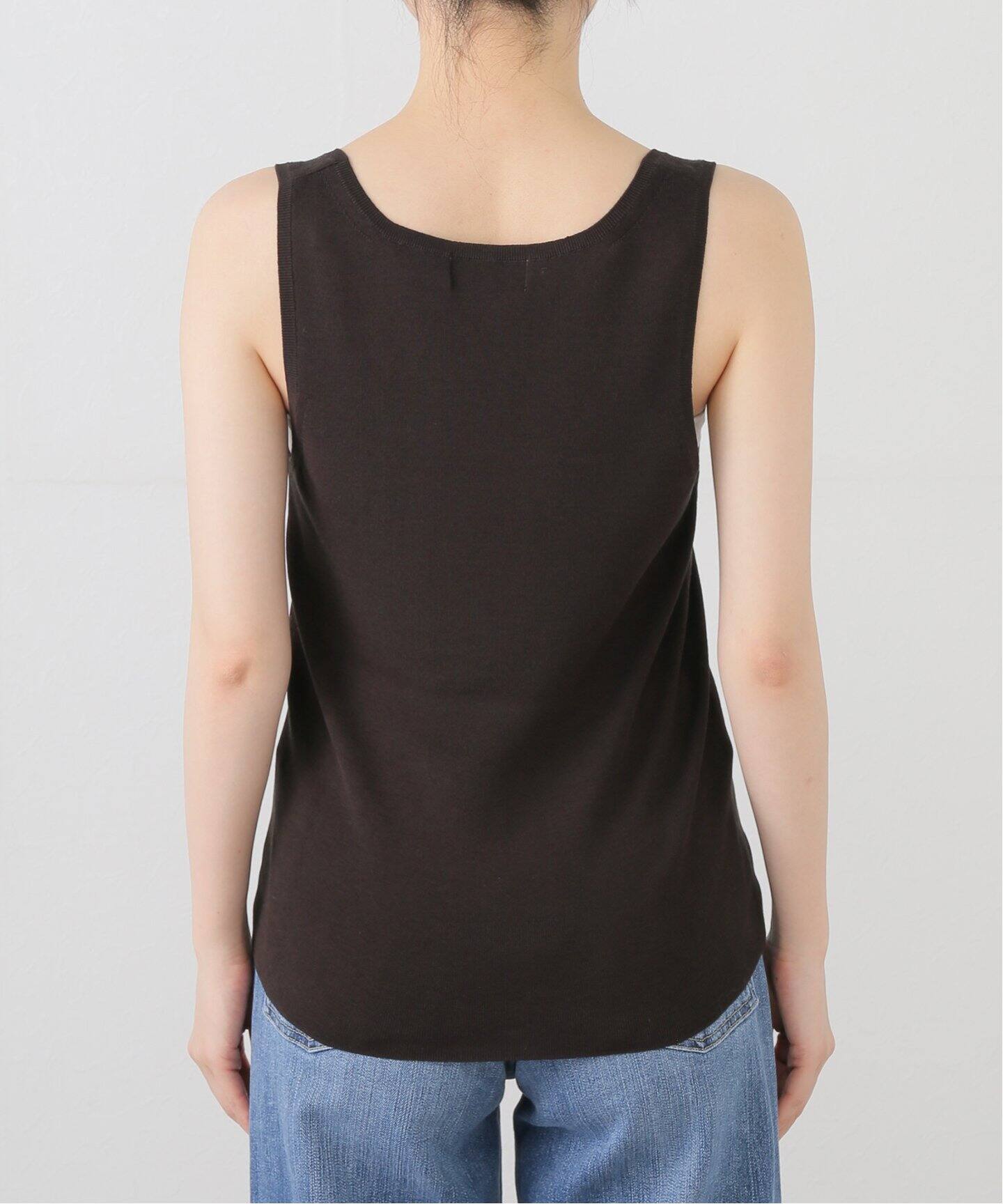Maison IENA コットンシルクノースリーブ（ニット／セーター）｜IENA 
