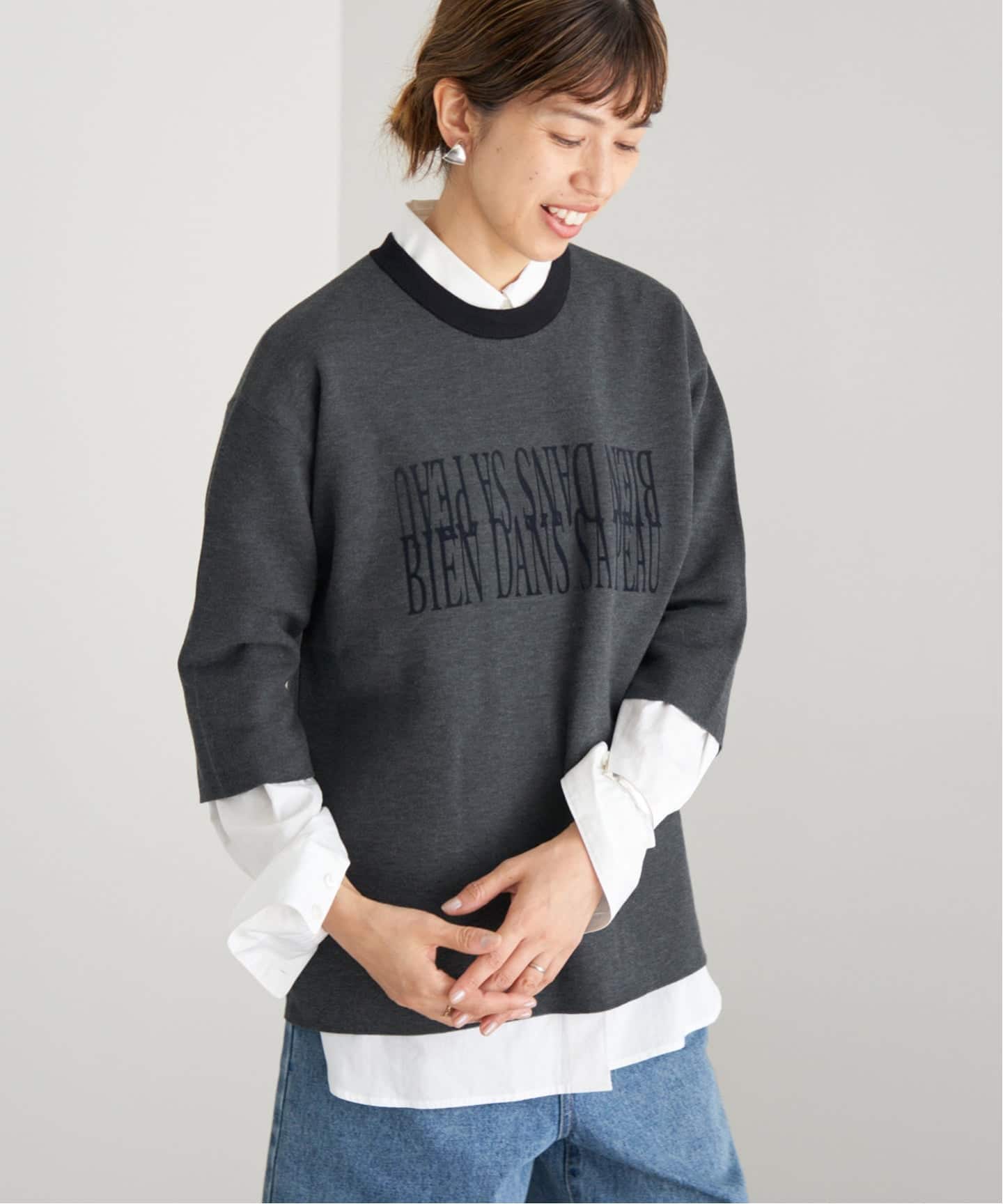 Maison IENA ロゴニットプルオーバー（ニット／セーター）｜IENA