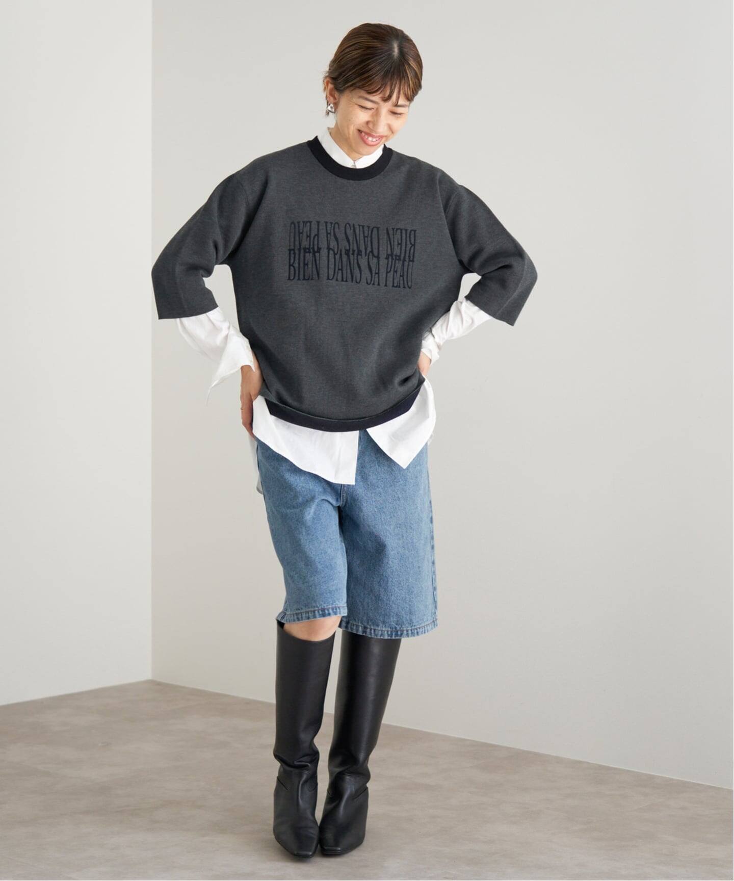 Maison IENA ロゴニットプルオーバー（ニット／セーター）｜IENA