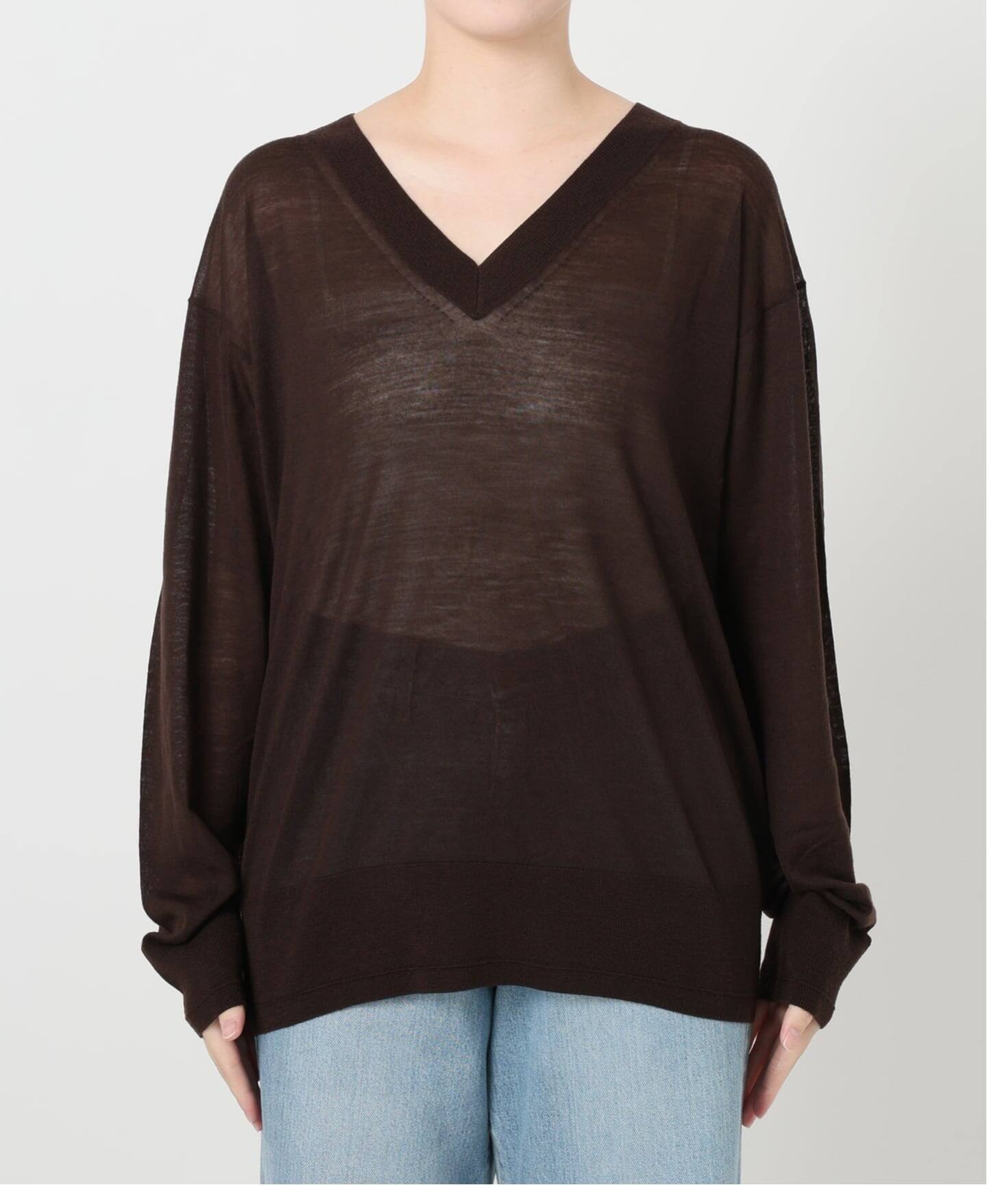 Maison IENA Vプルオーバー（ニット／セーター）｜IENA（イエナ）の