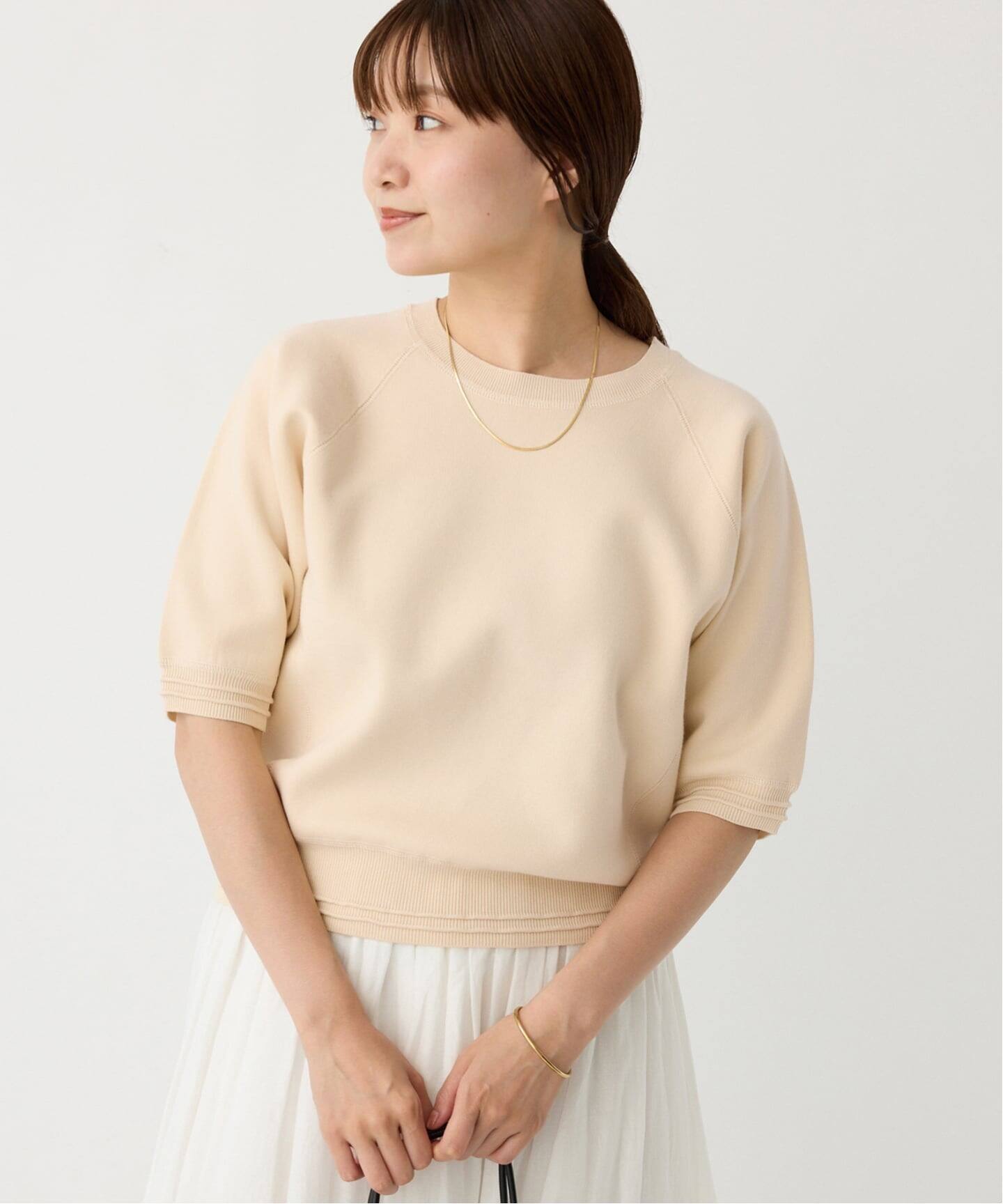 Wニットスウェットプルオーバー（ニット／セーター）｜IENA