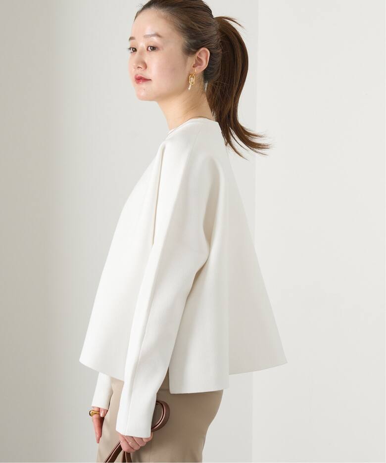 ファインコットンスムースプルオーバー（ニット／セーター）｜IENA  