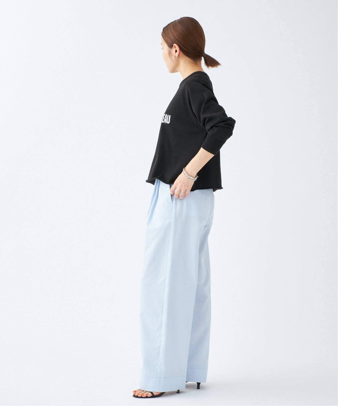 新品タグ付♡ IENA LEVITAコットン ロゴニット LEVITAコットン ロゴニット（ニット／セーター）｜IENA（イエナ