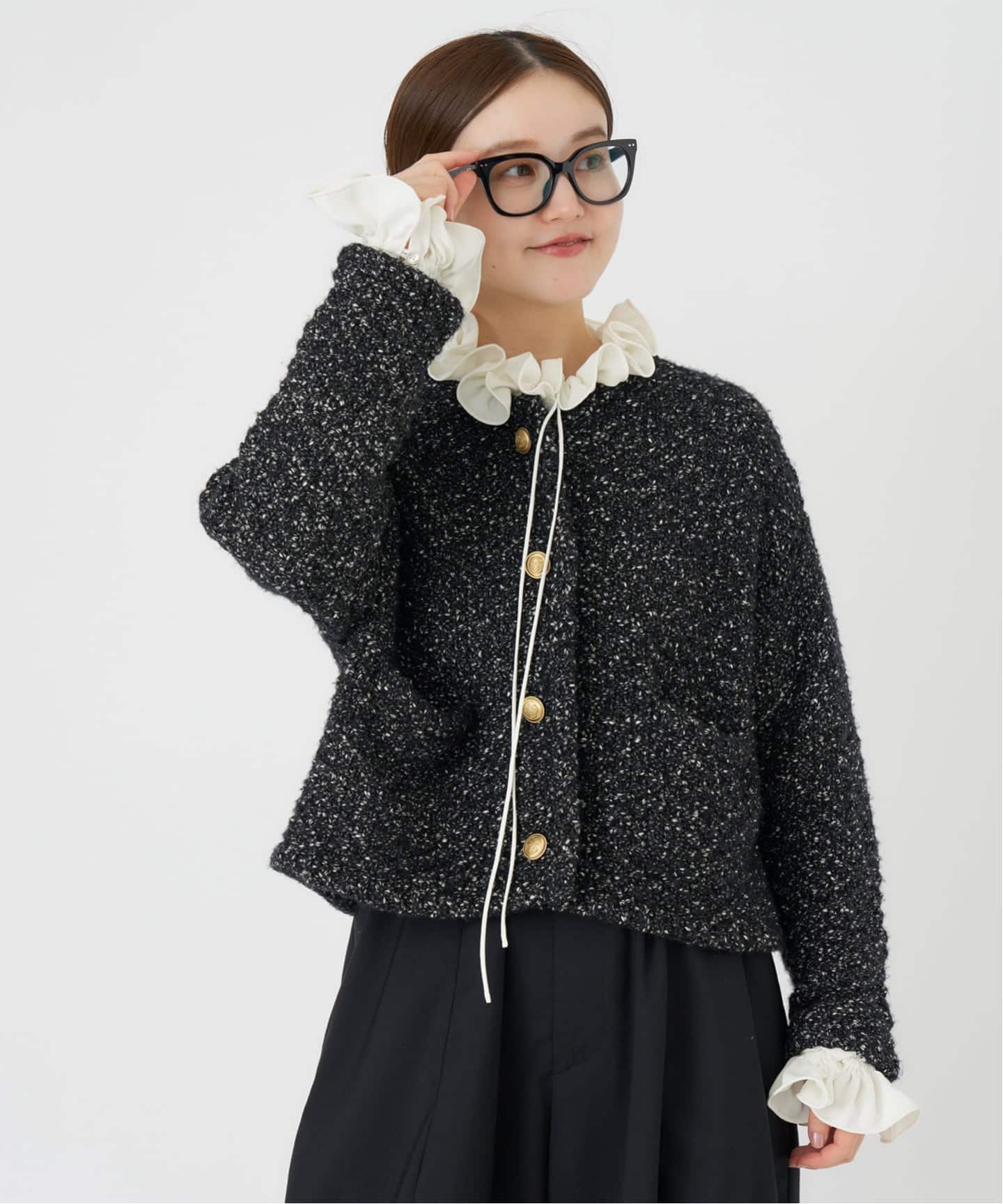 プロフ確認YU♡RI ★SALE★【極美品】イエナ ジャケットカーディガン IENA｜イエナのカーディガン（レディース）の公式通販