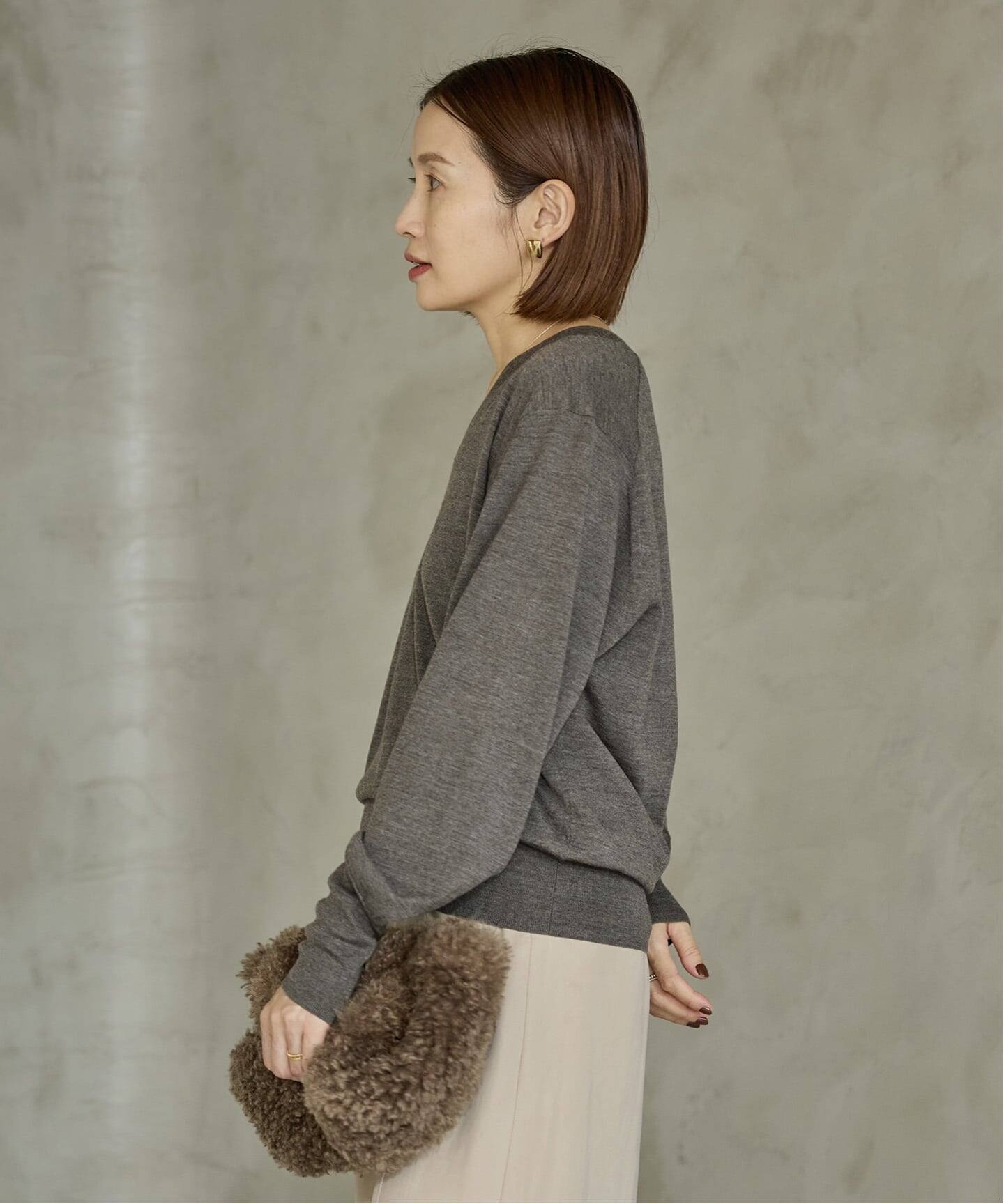 追加》18G Vネックプルオーバー（ニット／セーター）｜IENA（イエナ