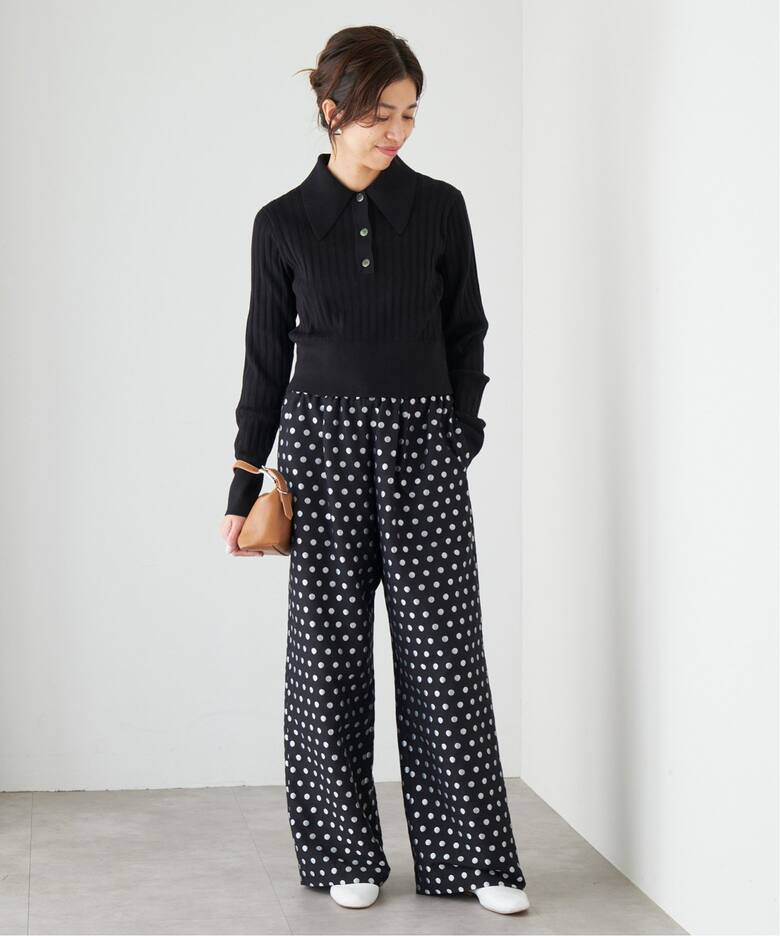 襟付きショートニットプルオーバー（ニット／セーター）｜IENA（イエナ  