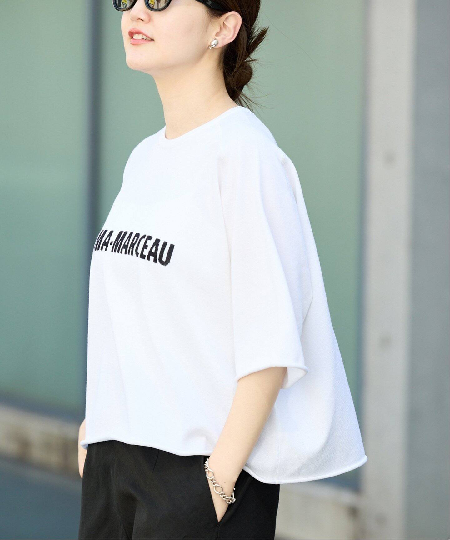 LEVITAロゴ ハーフスリーブプルオーバー（ニット／セーター）｜IENA