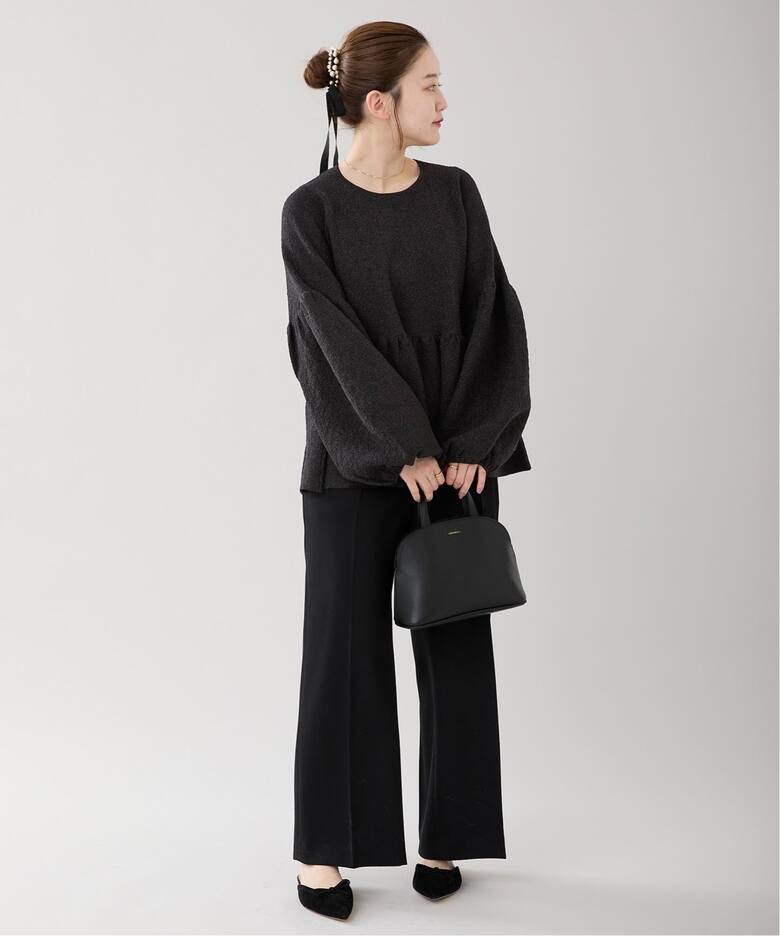 ペプラムニットプルオーバー（ニット／セーター）｜IENA（イエナ）の  