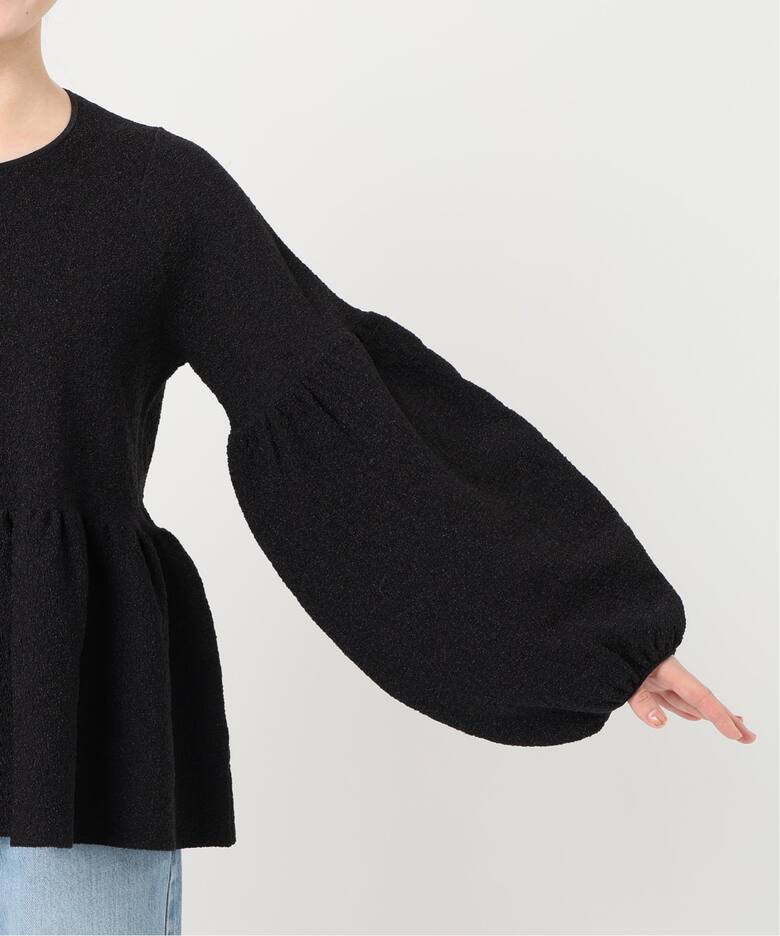 ペプラムニットプルオーバー（ニット／セーター）｜IENA（イエナ）の  