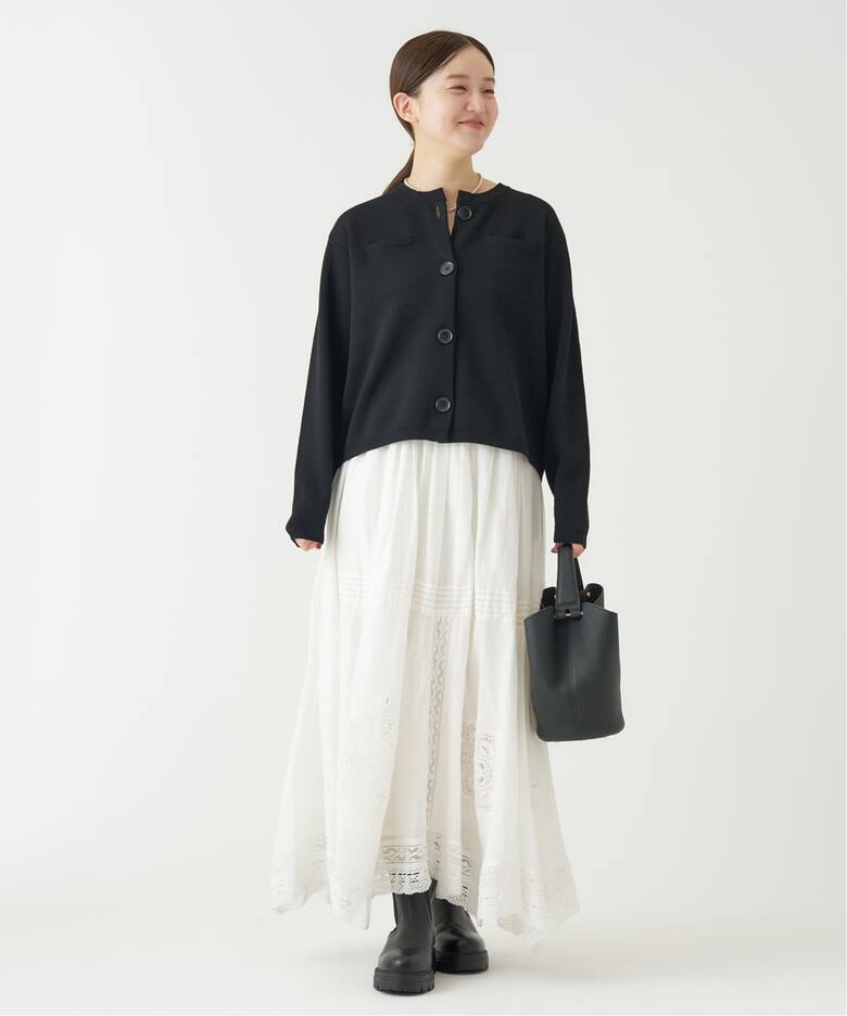 スーパーファインスムースクルーカーディガン（カーディガン）｜IENA  