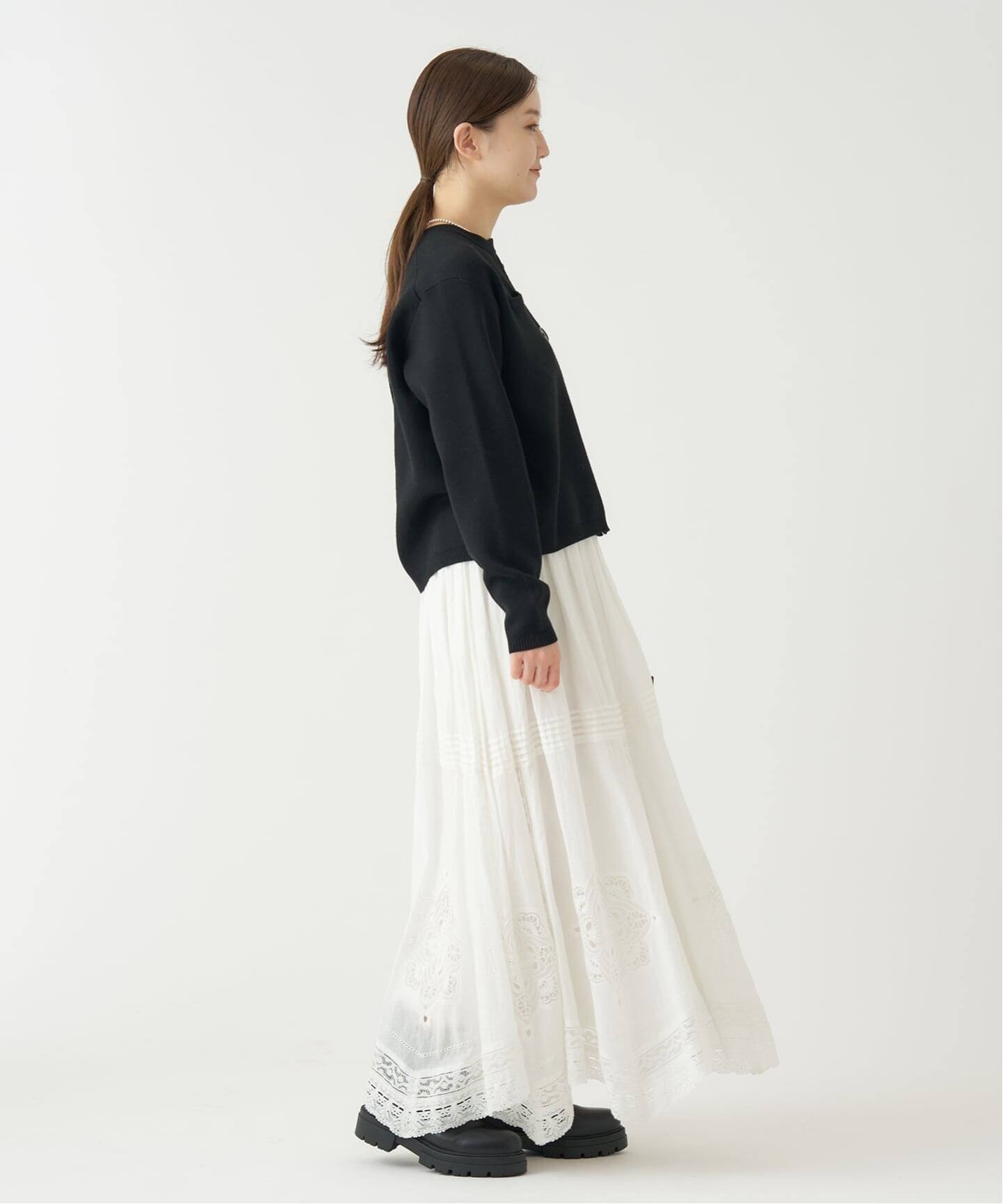 スーパーファインスムースクルーカーディガン（カーディガン）｜IENA