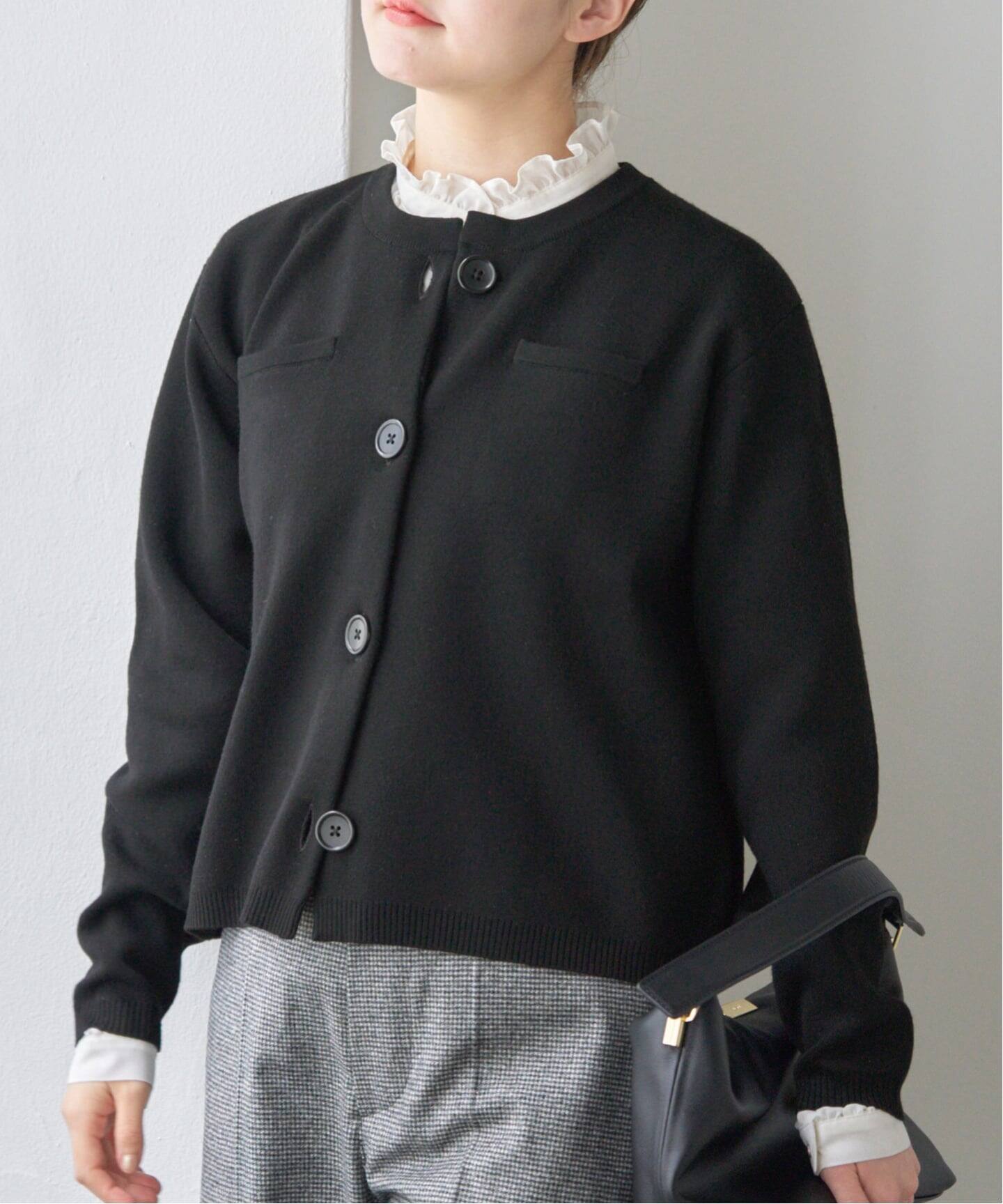 スーパーファインスムースクルーカーディガン（カーディガン）｜IENA